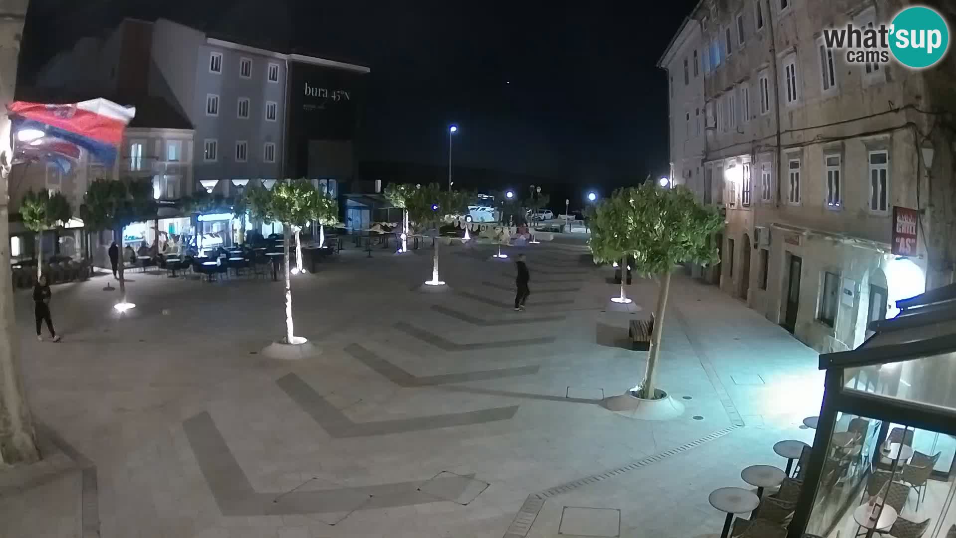 Center of Senj city – Pavlin square – Live Cam Dalmatia