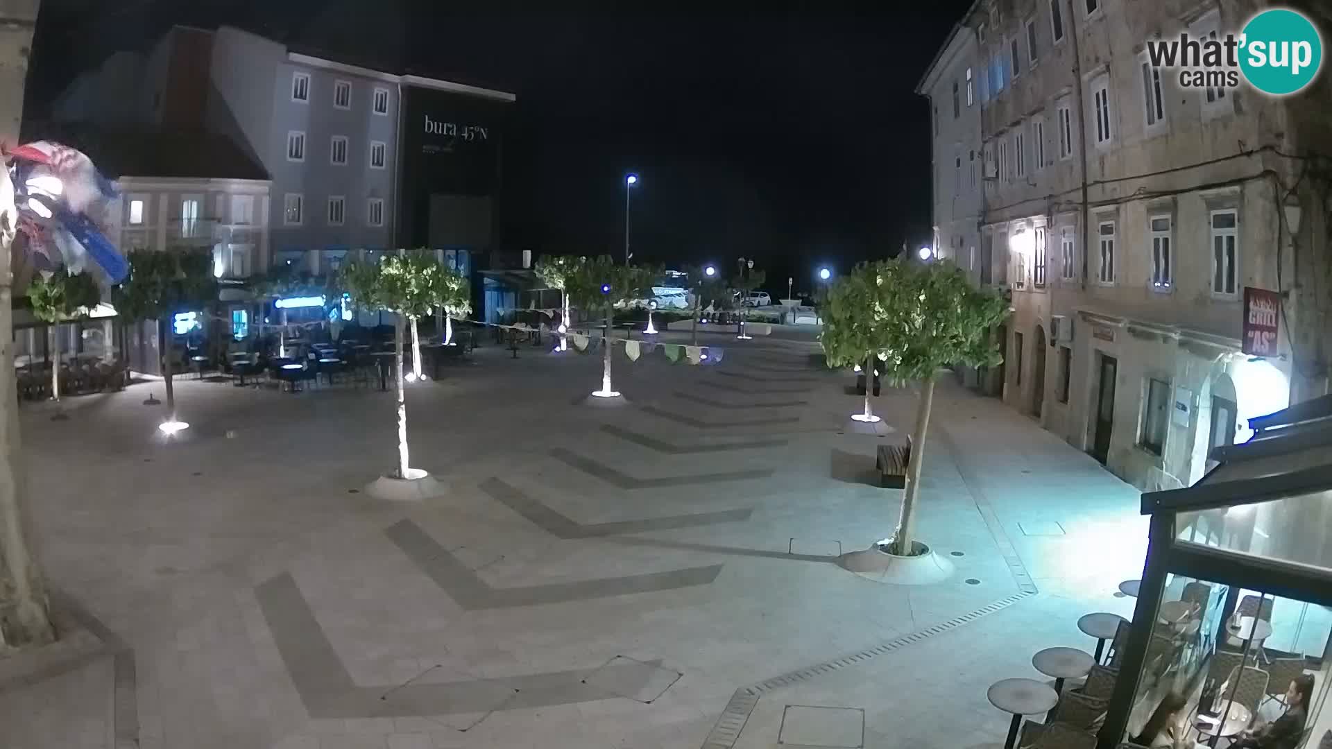 Center of Senj city – Pavlin square – Live Cam Dalmatia