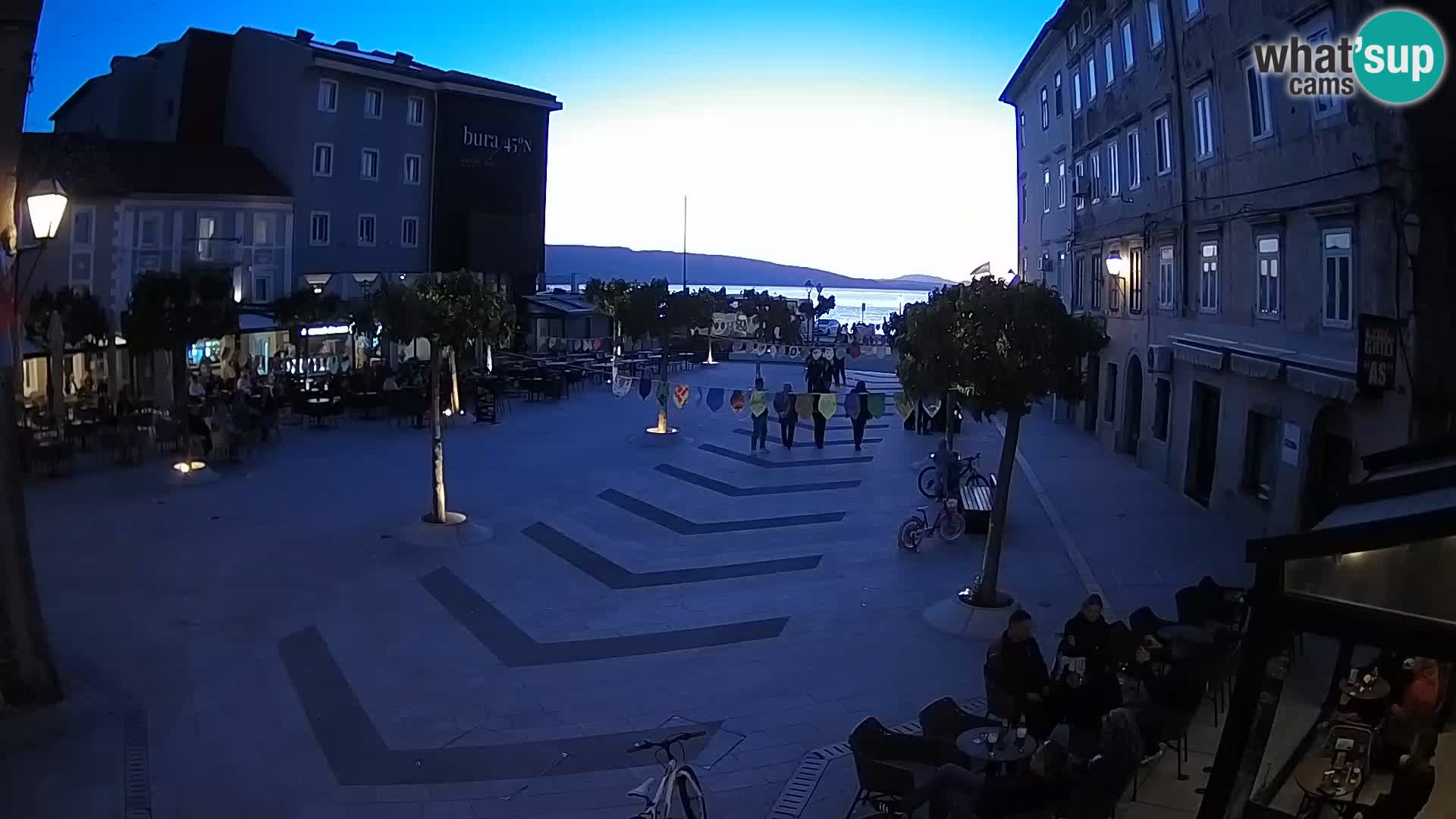 Centro della città di Senj – Piazza Pavlin – Live Cam Dalmazia