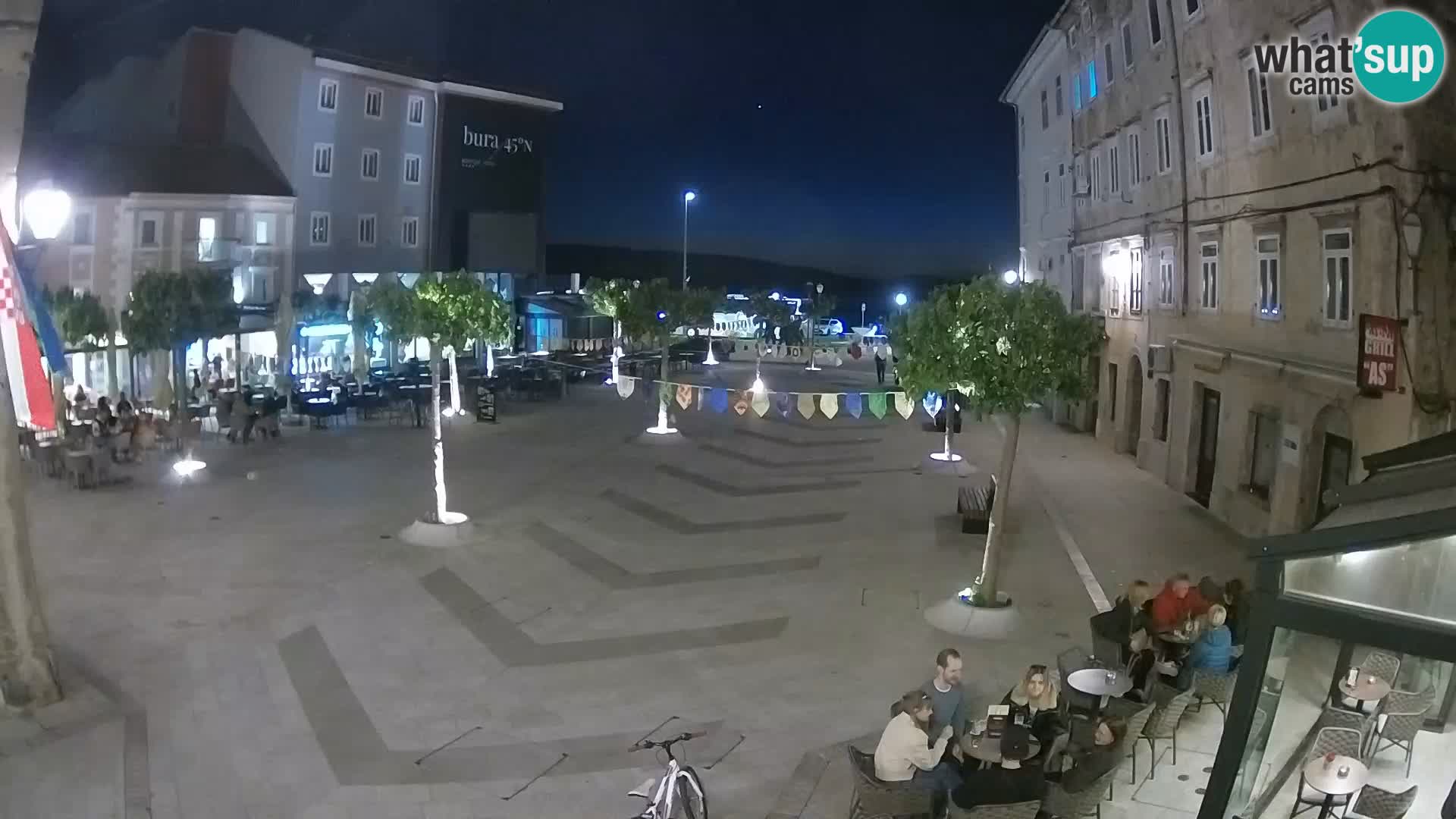 Centro della città di Senj – Piazza Pavlin – Live Cam Dalmazia