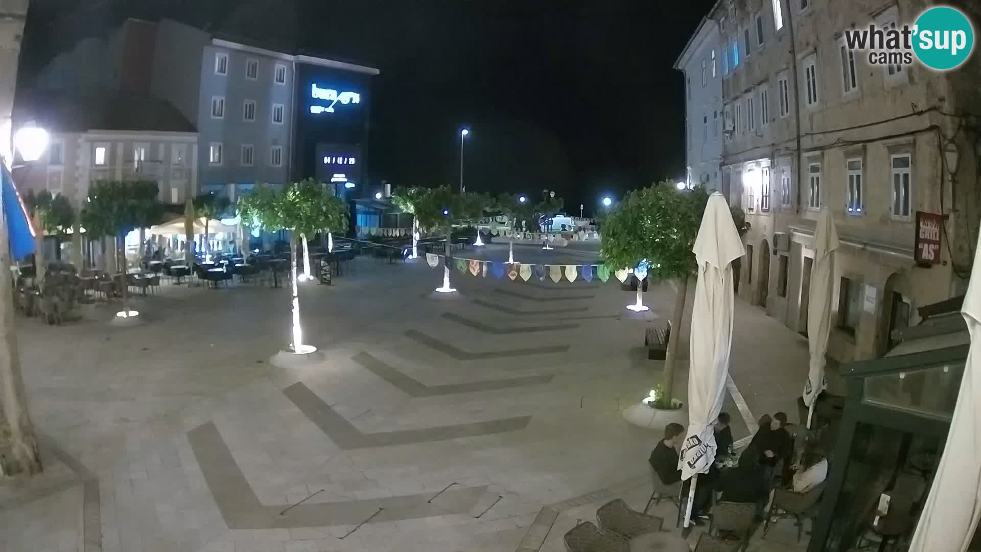 Center of Senj city – Pavlin square – Live Cam Dalmatia