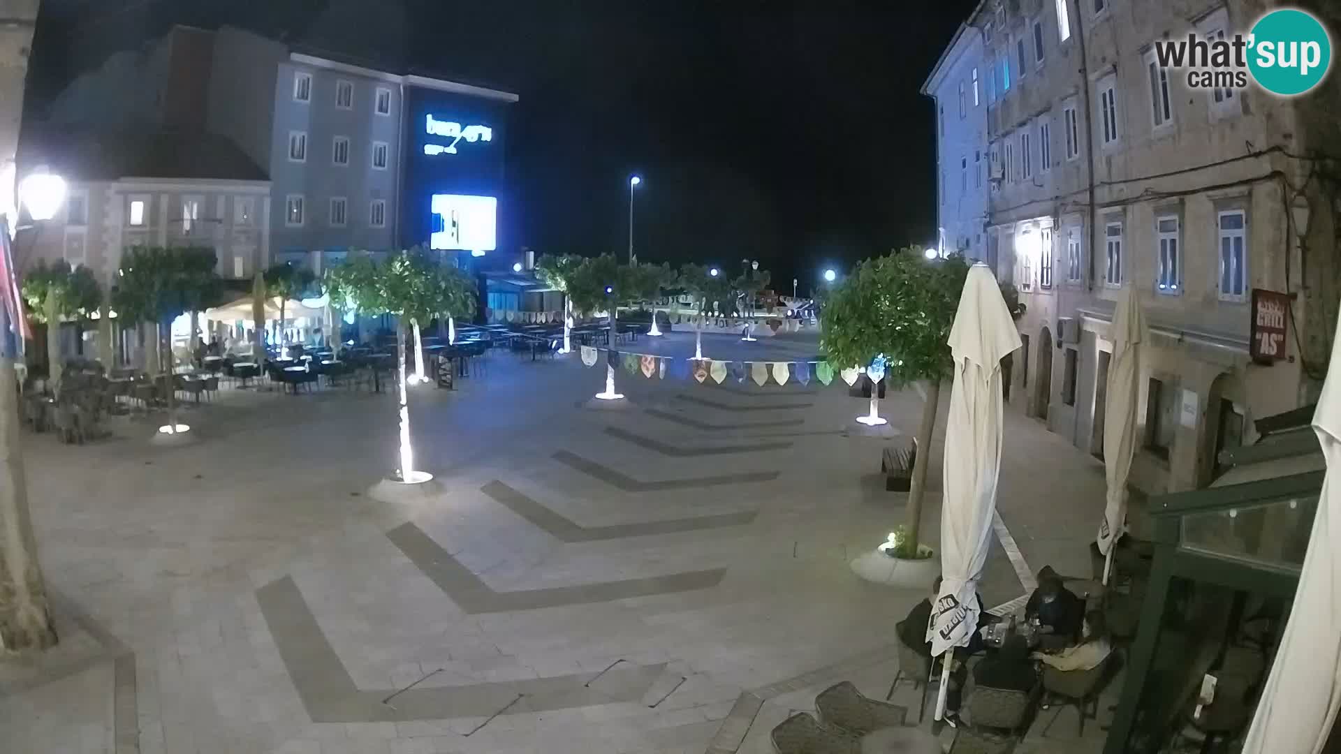 Center of Senj city – Pavlin square – Live Cam Dalmatia