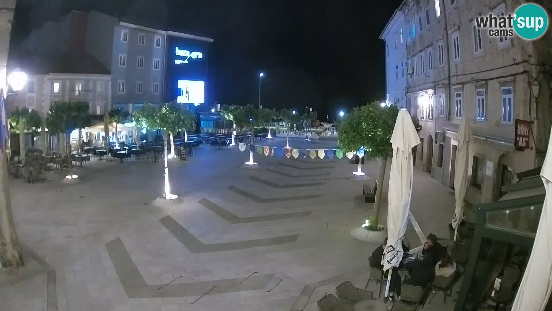Centro della città di Senj – Piazza Pavlin – Live Cam Dalmazia