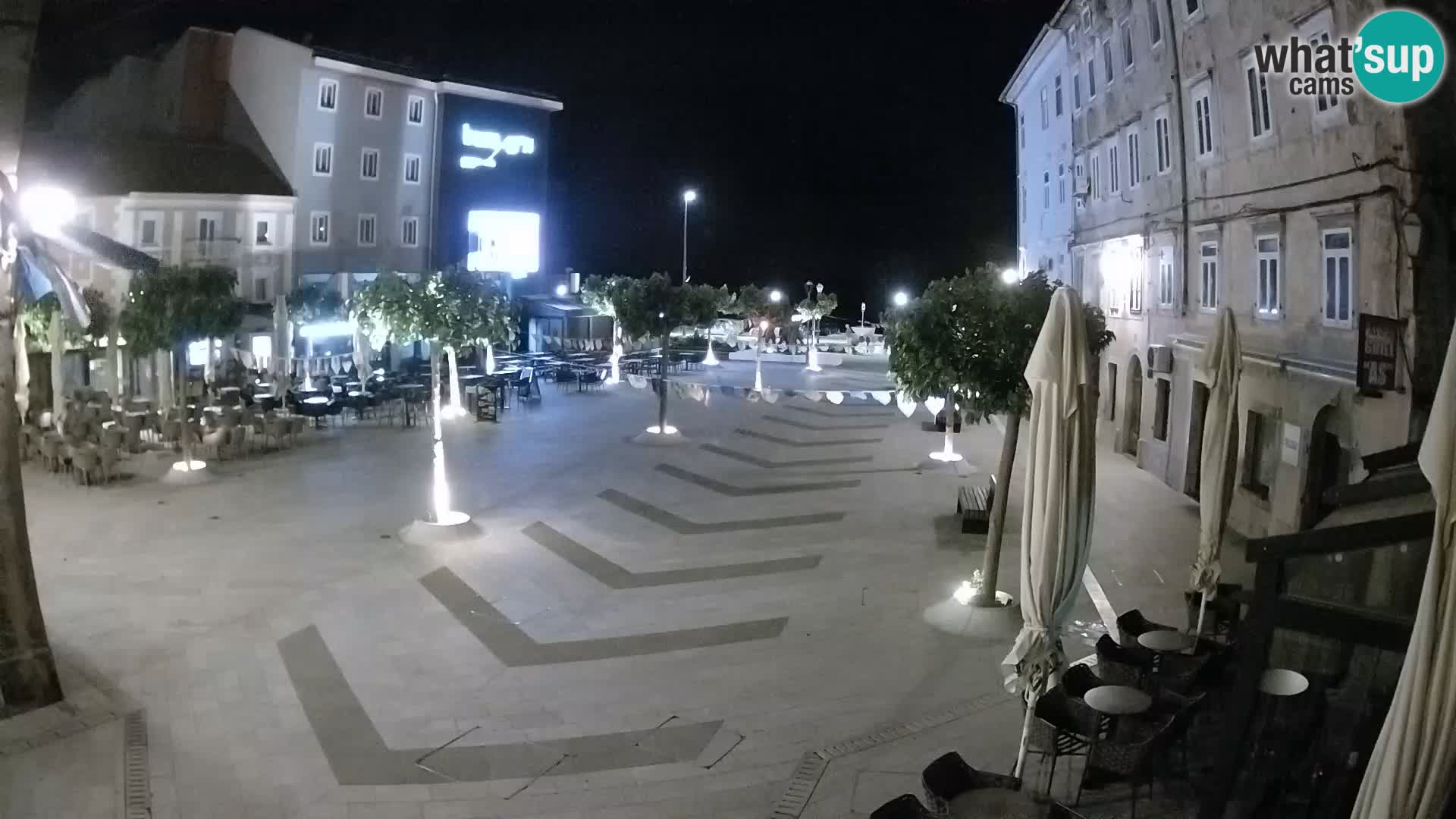 Center of Senj city – Pavlin square – Live Cam Dalmatia