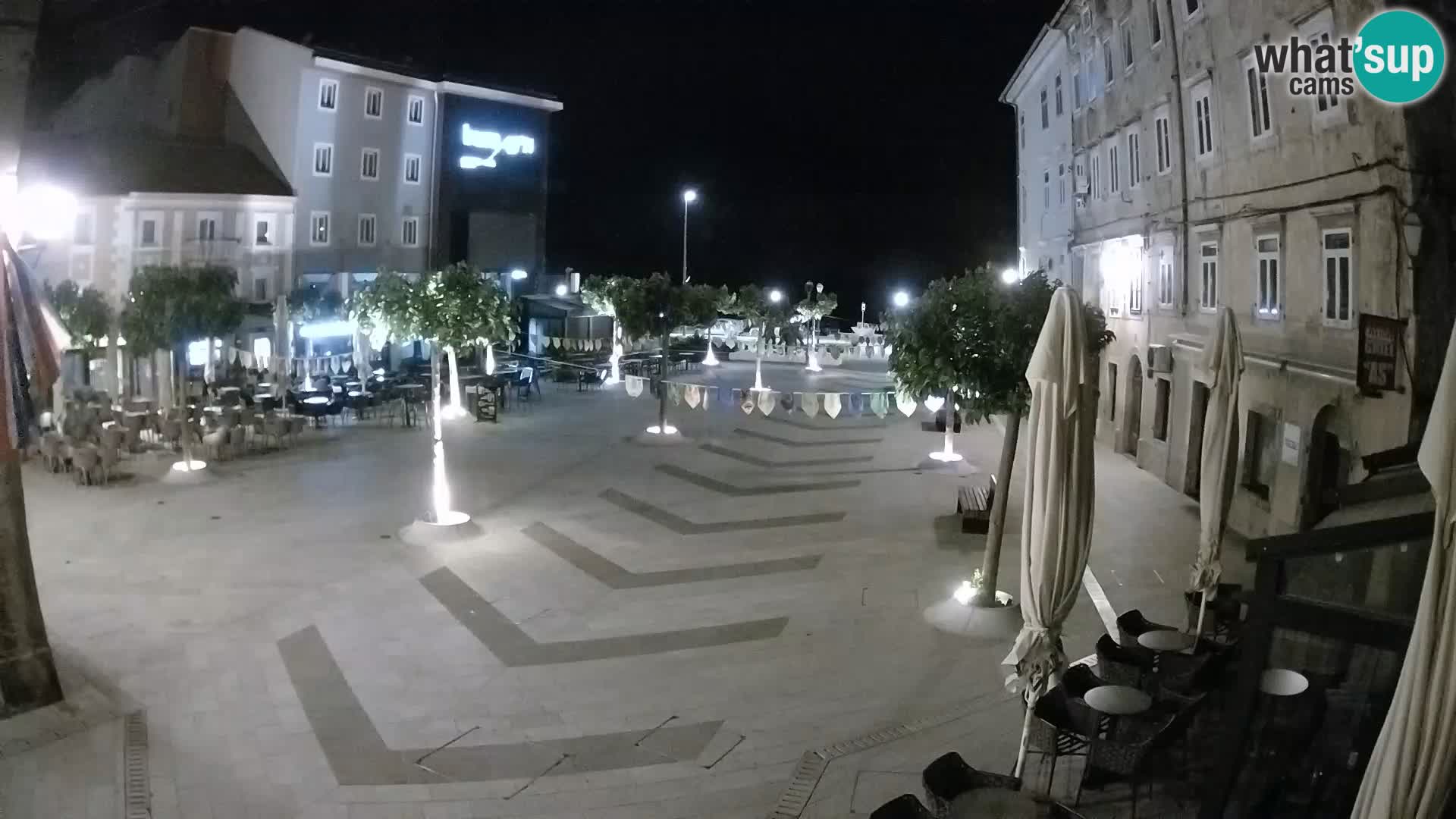 Center of Senj city – Pavlin square – Live Cam Dalmatia