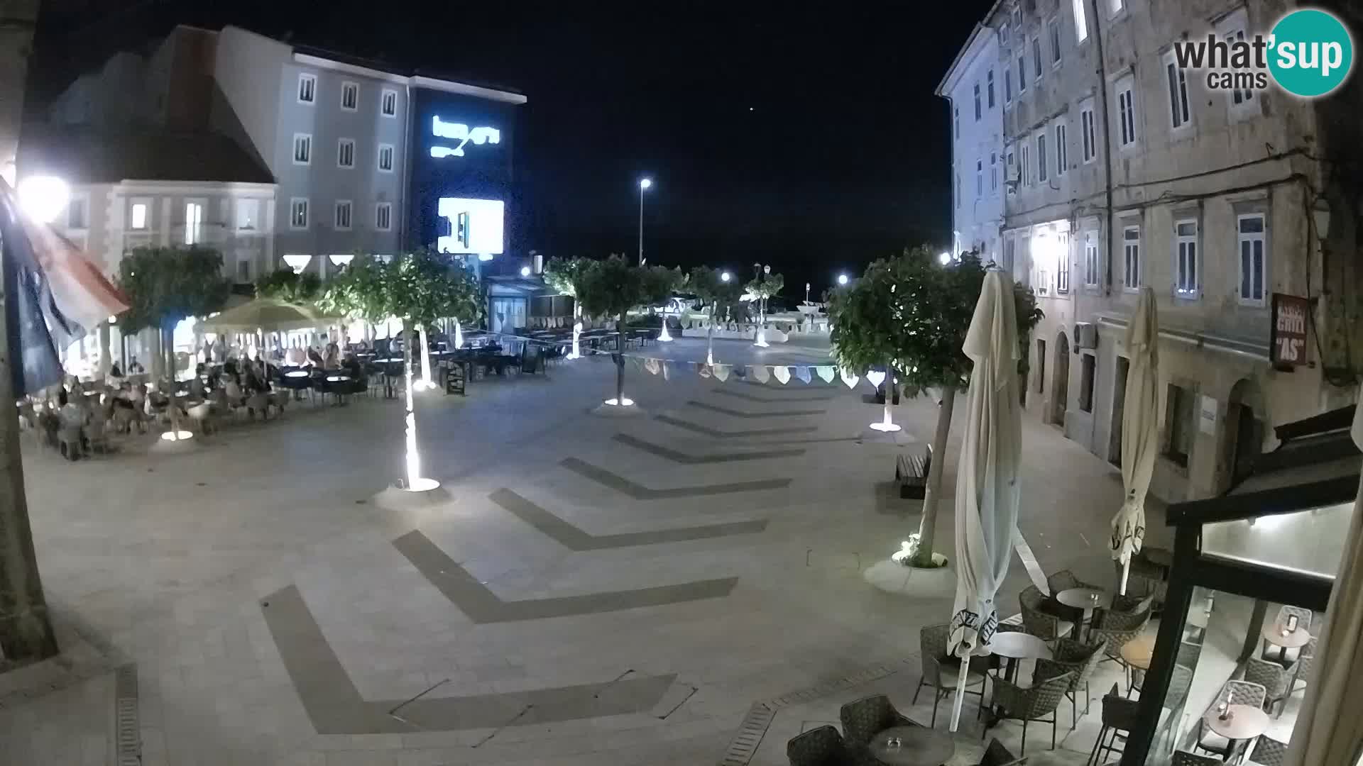 Zentrum der Stadt Senj – Pavlin platz – Live Cam Dalmatia