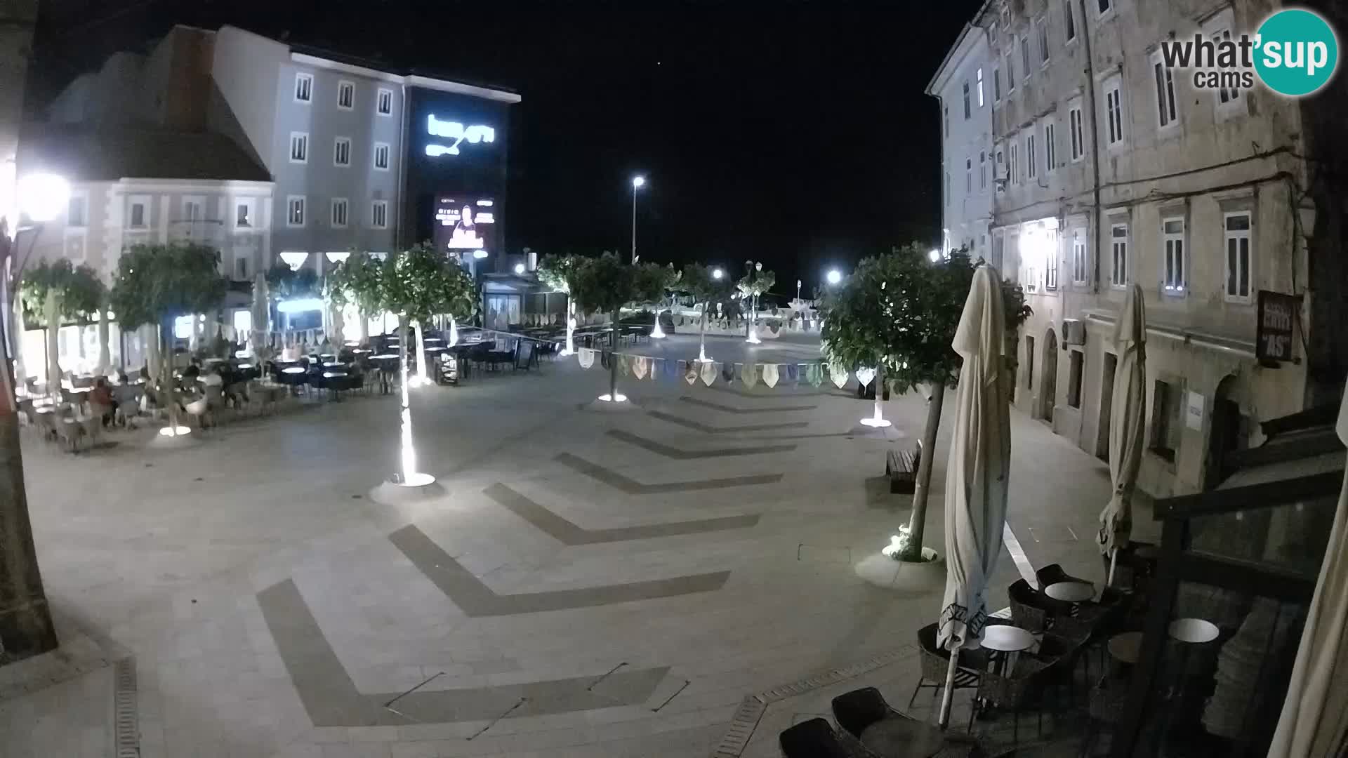 Centro della città di Senj – Piazza Pavlin – Live Cam Dalmazia