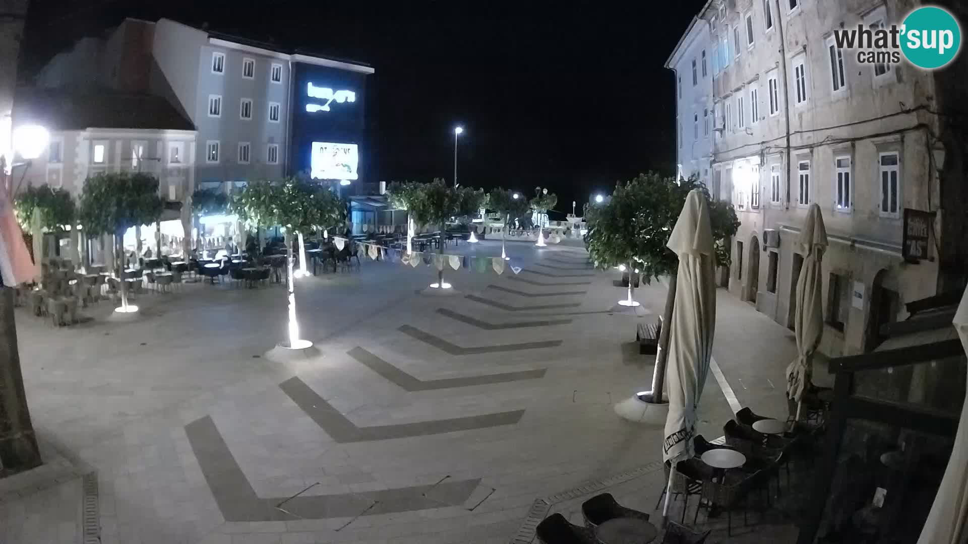 Center of Senj city – Pavlin square – Live Cam Dalmatia