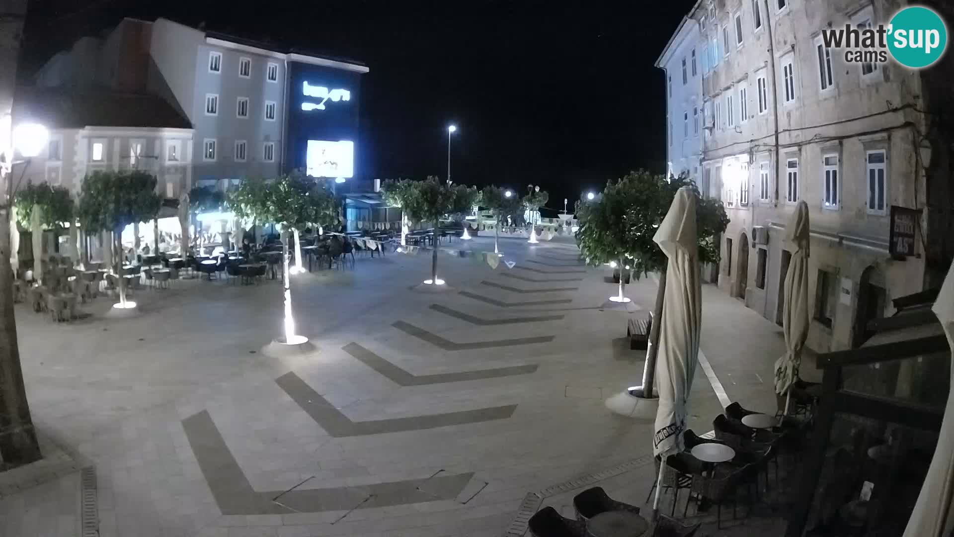 Center of Senj city – Pavlin square – Live Cam Dalmatia