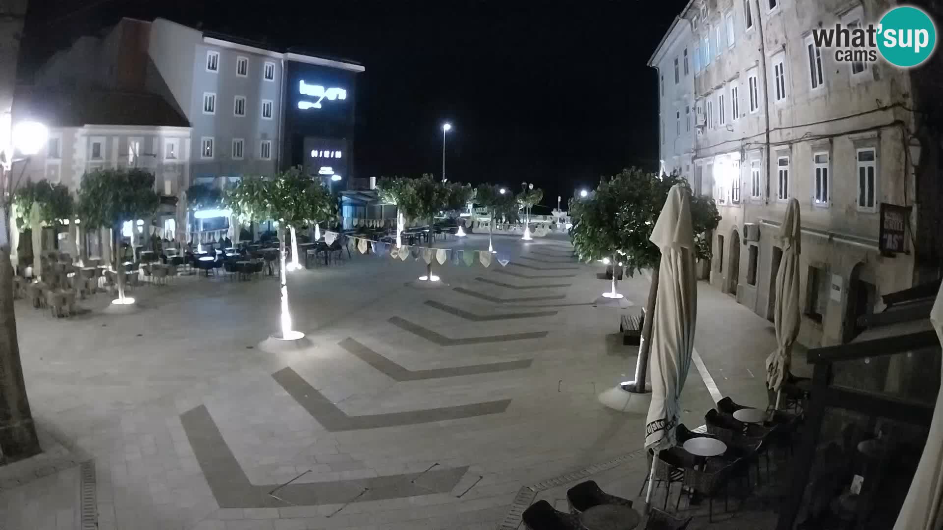Center of Senj city – Pavlin square – Live Cam Dalmatia