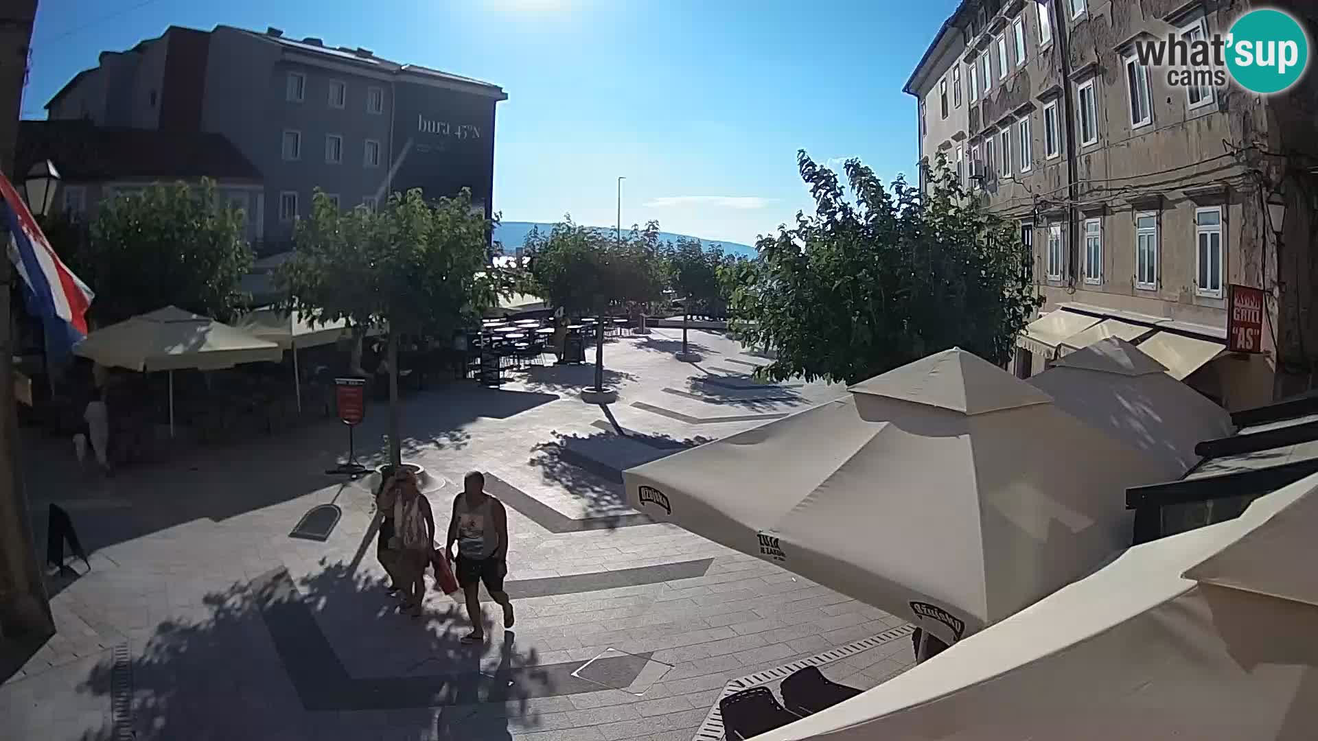 Center of Senj city – Pavlin square – Live Cam Dalmatia