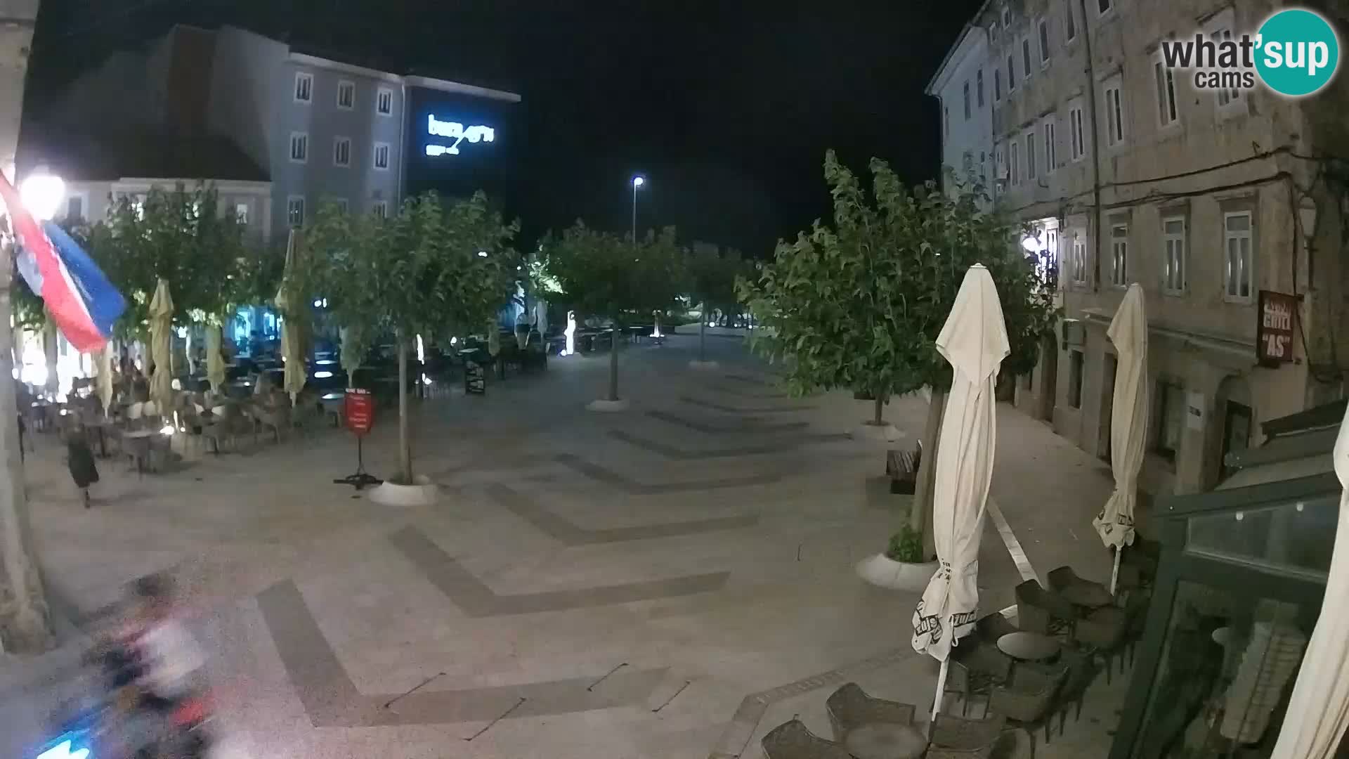 Centro della città di Senj – Piazza Pavlin – Live Cam Dalmazia