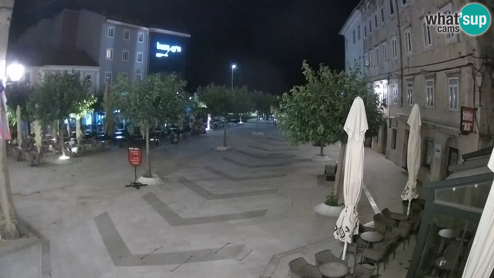 Center of Senj city – Pavlin square – Live Cam Dalmatia