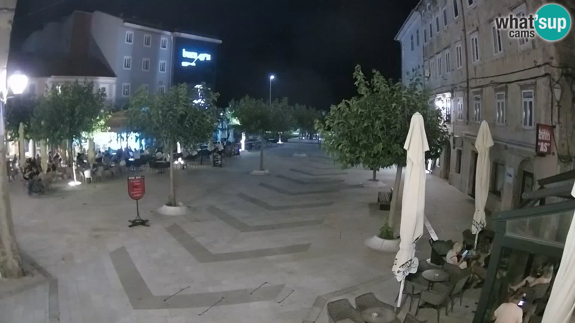 Centre de la ville de Senj – Place Pavlin – Live Cam Dalmatie