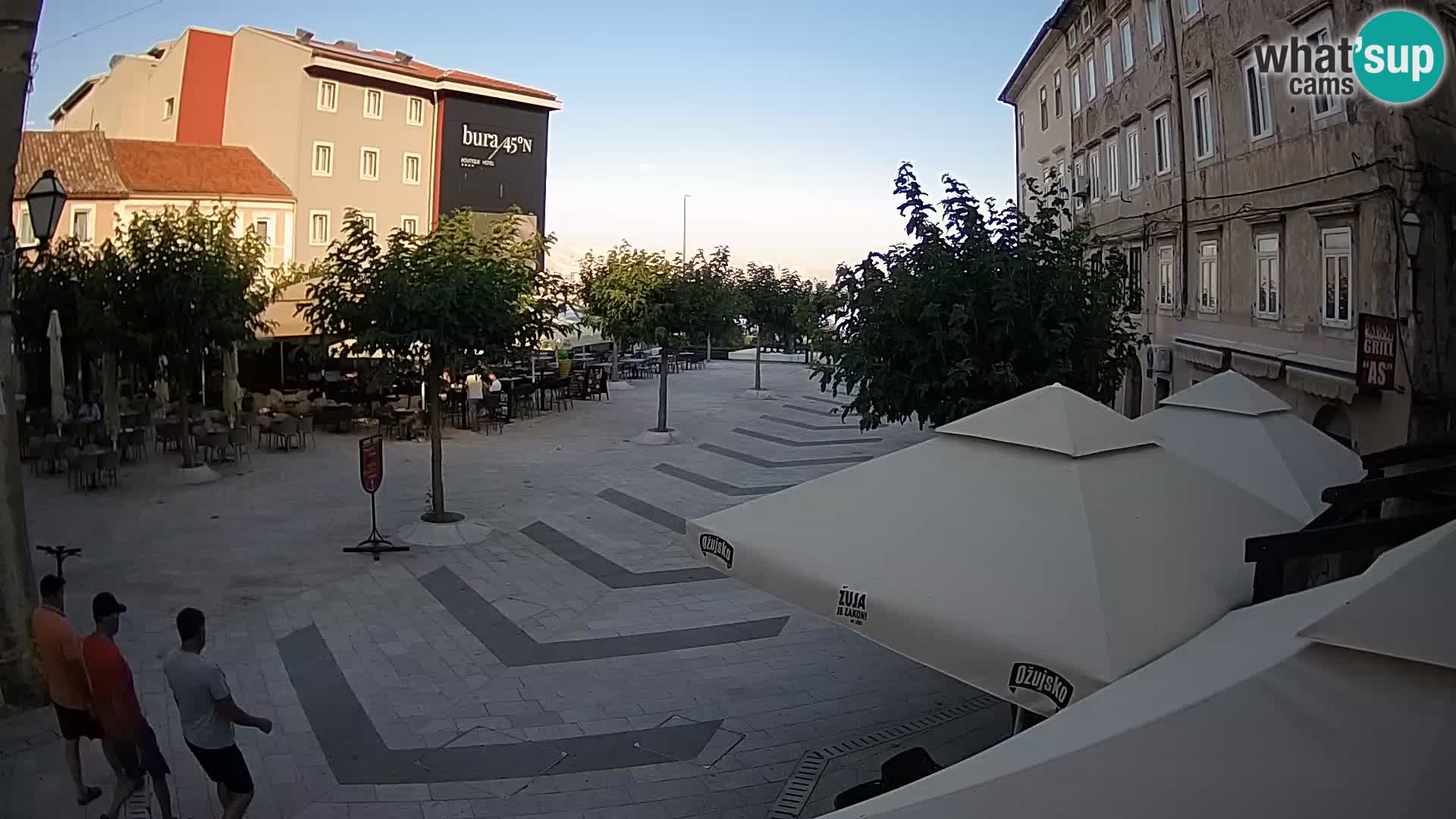 Center of Senj city – Pavlin square – Live Cam Dalmatia