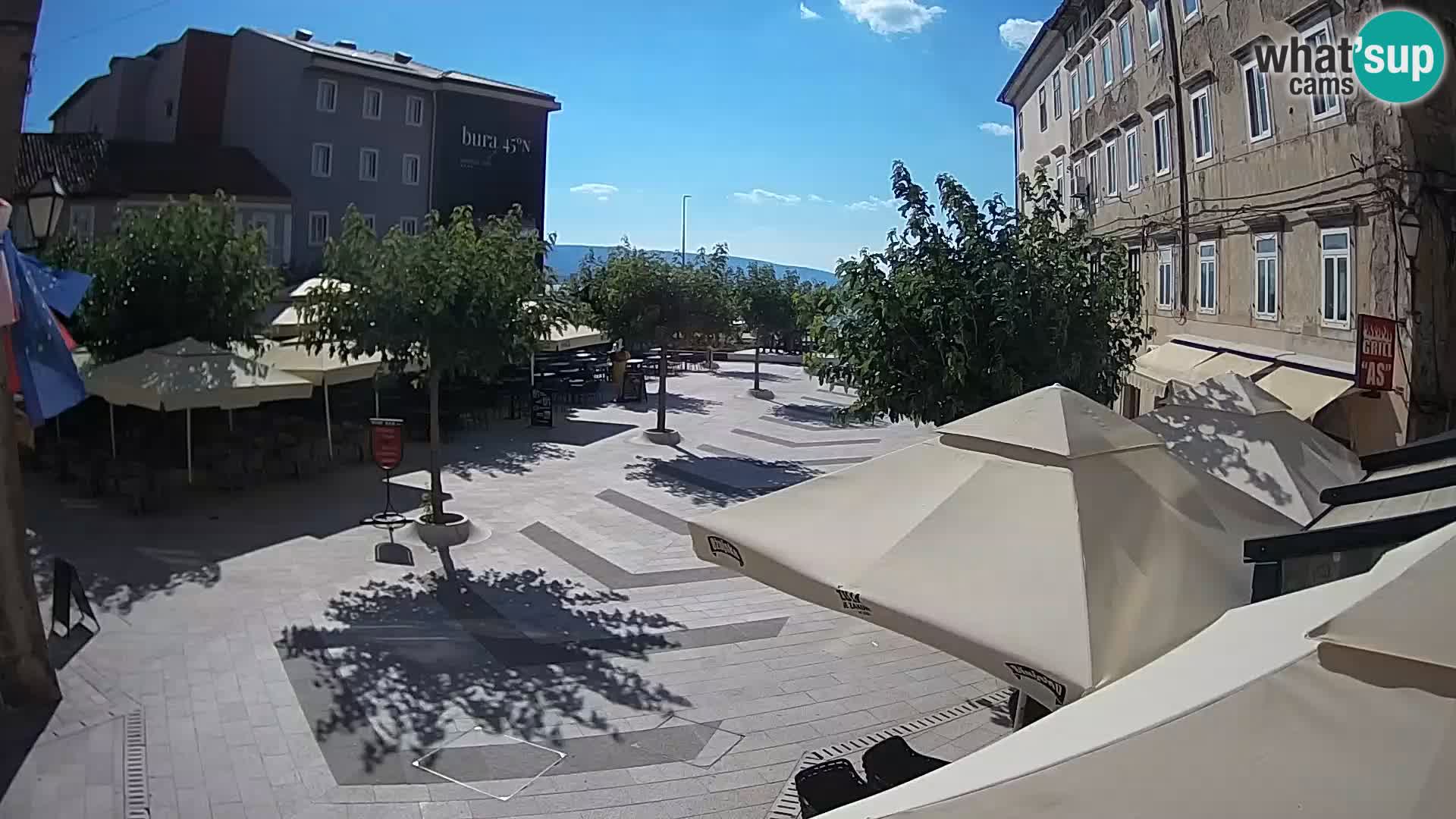 Center of Senj city – Pavlin square – Live Cam Dalmatia