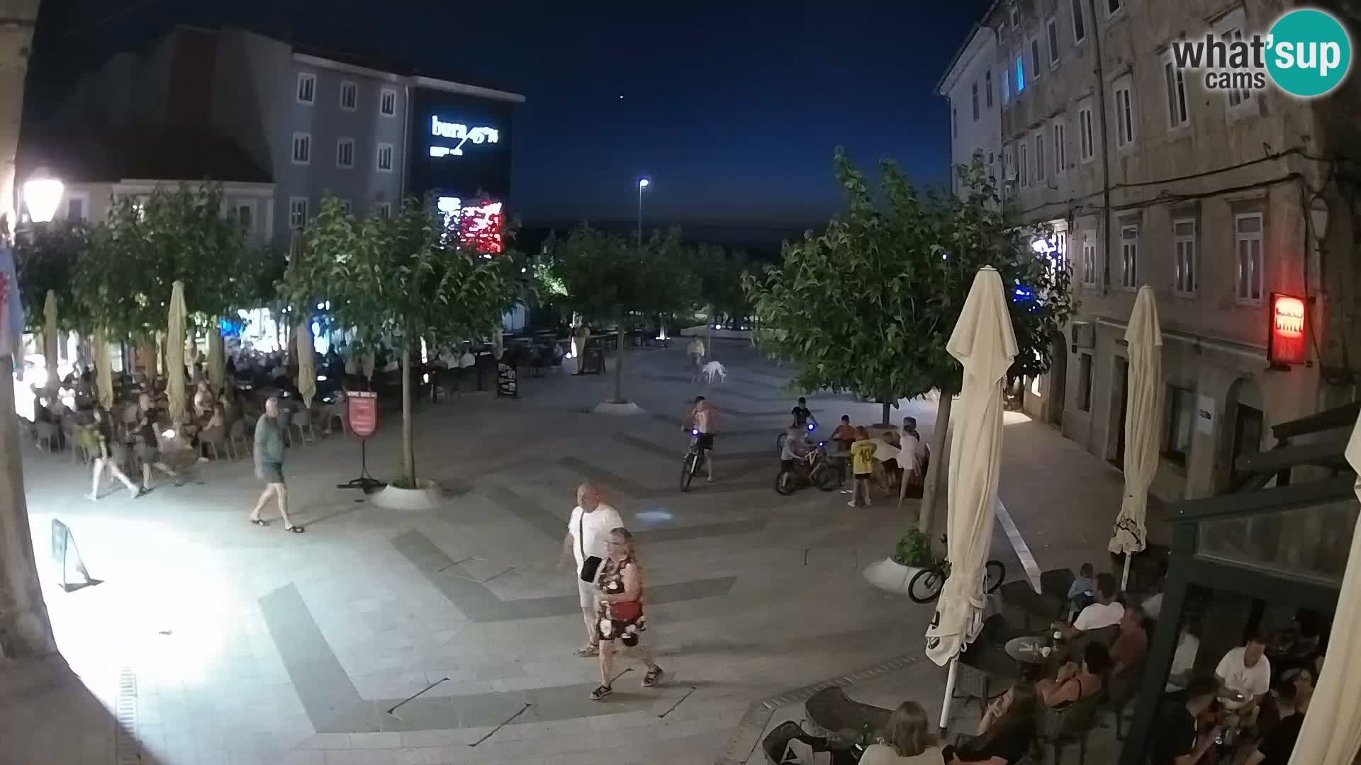 Centro della città di Senj – Piazza Pavlin – Live Cam Dalmazia