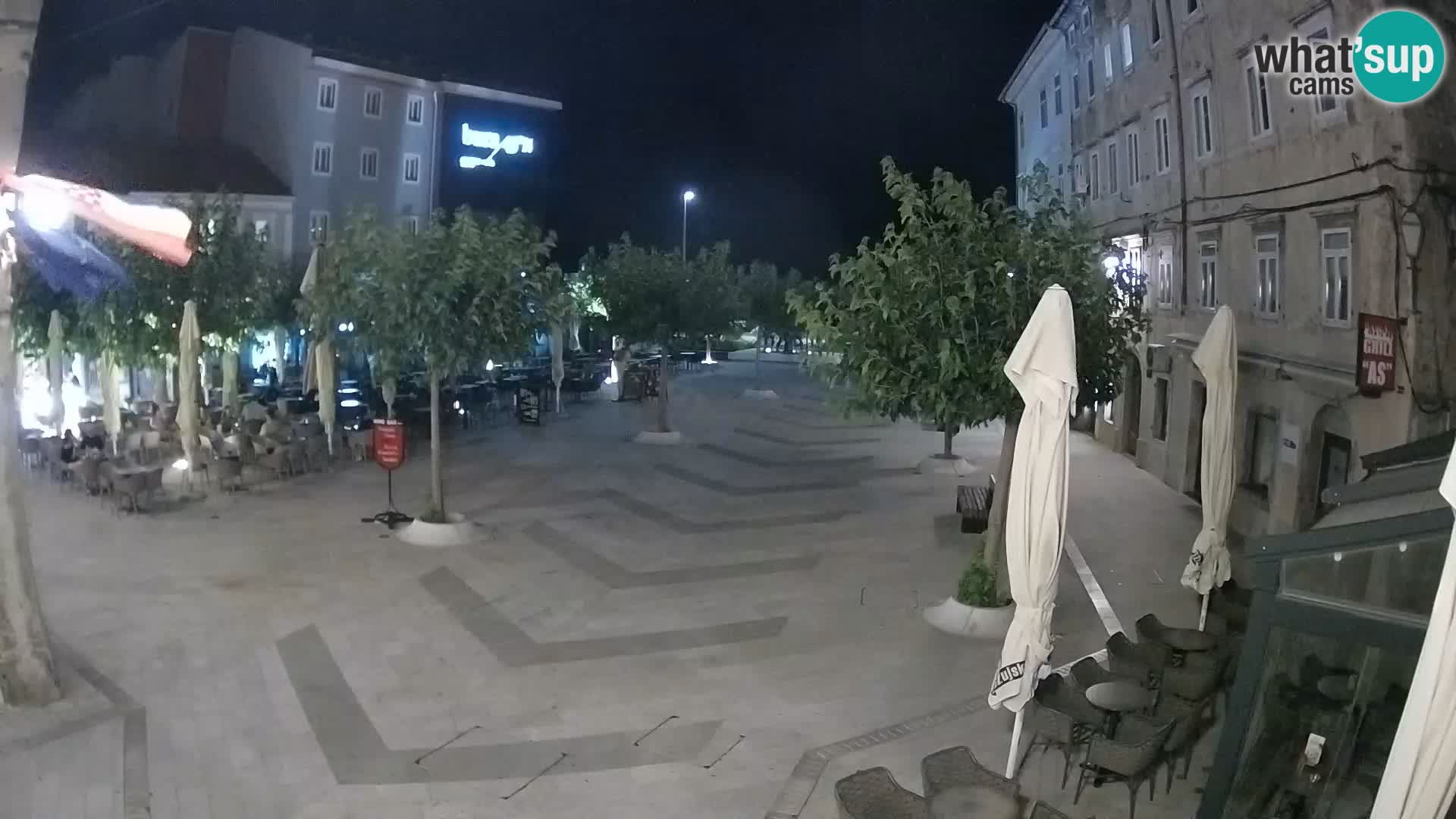 Center of Senj city – Pavlin square – Live Cam Dalmatia