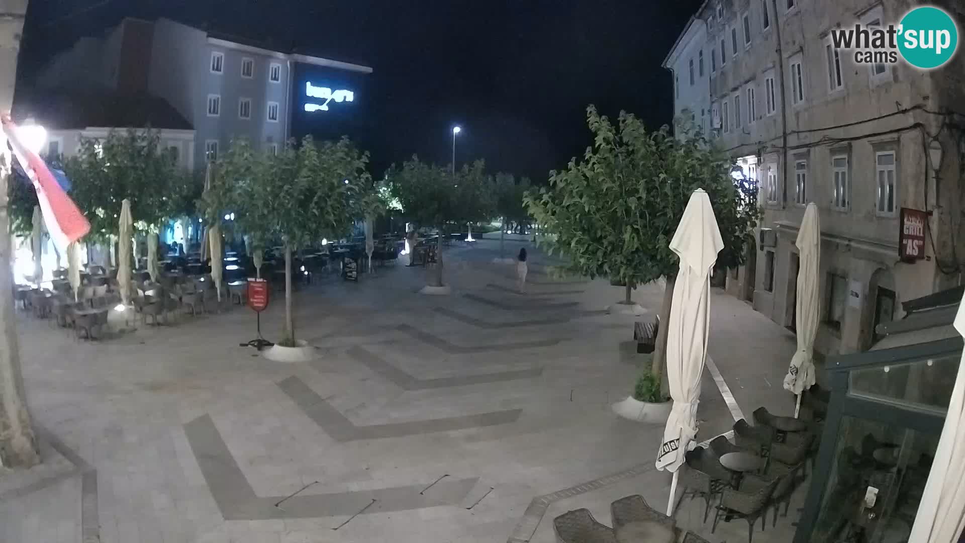 Center of Senj city – Pavlin square – Live Cam Dalmatia