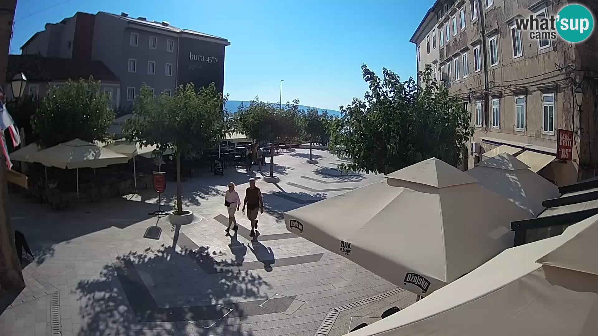 Center of Senj city – Pavlin square – Live Cam Dalmatia