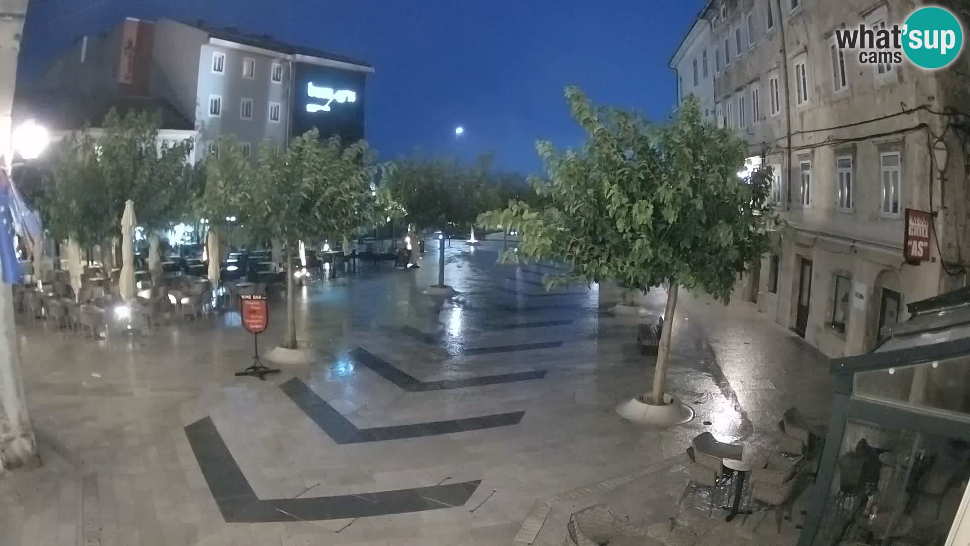 Center of Senj city – Pavlin square – Live Cam Dalmatia