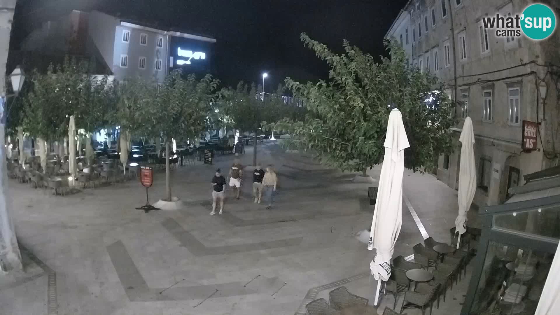 Center of Senj city – Pavlin square – Live Cam Dalmatia
