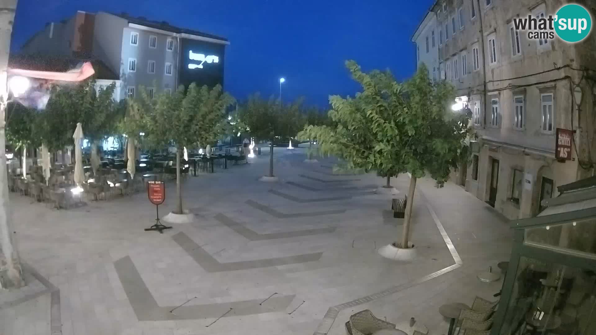 Centro della città di Senj – Piazza Pavlin – Live Cam Dalmazia