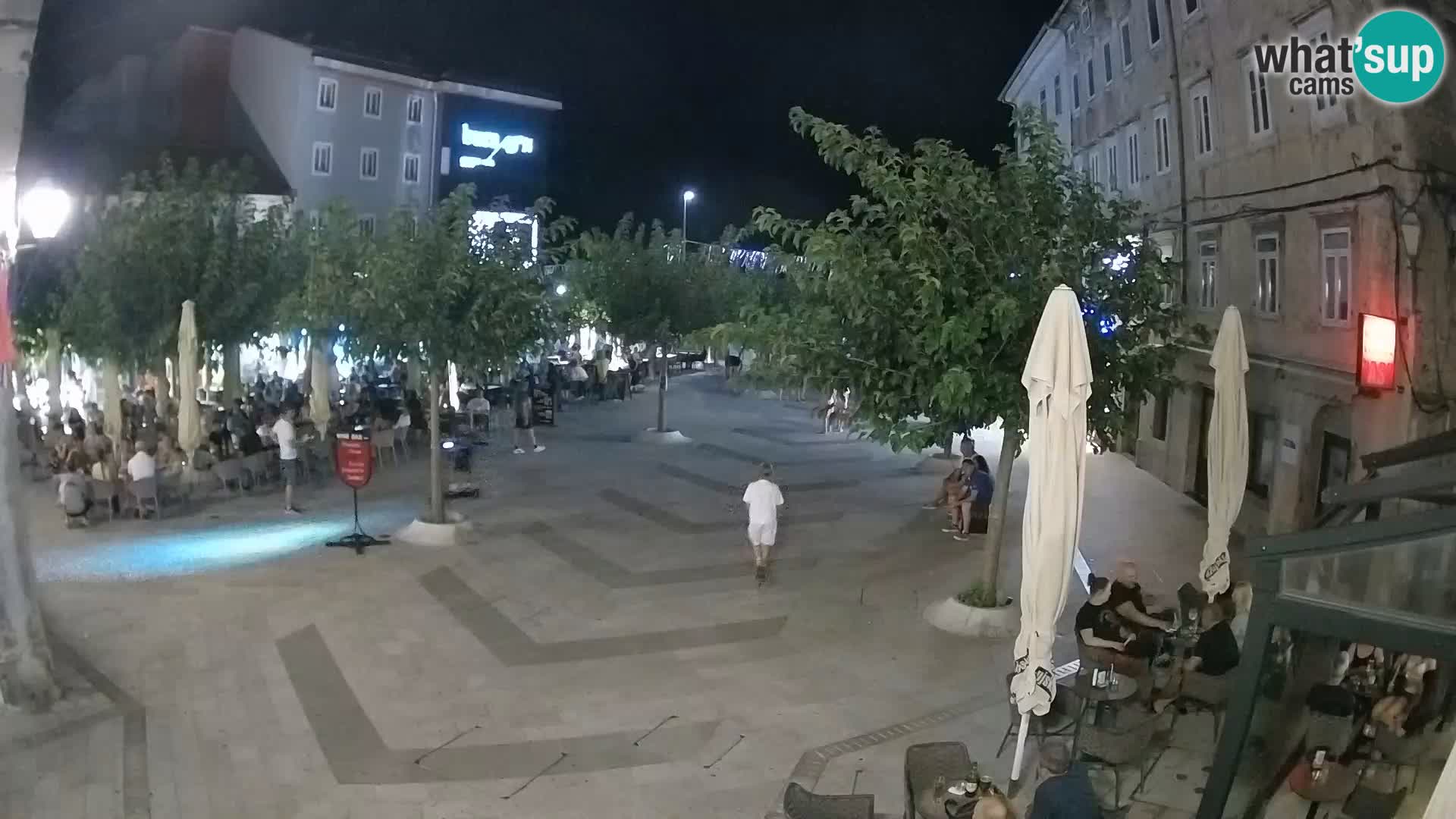 Centro della città di Senj – Piazza Pavlin – Live Cam Dalmazia