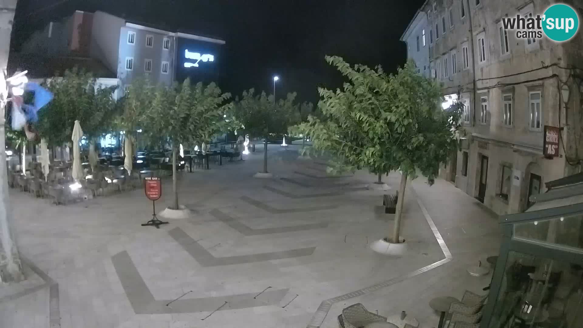 Center of Senj city – Pavlin square – Live Cam Dalmatia
