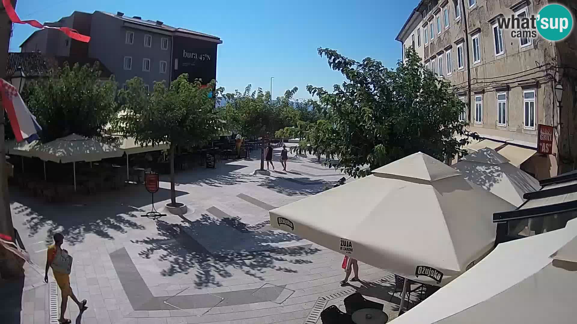 Center of Senj city – Pavlin square – Live Cam Dalmatia