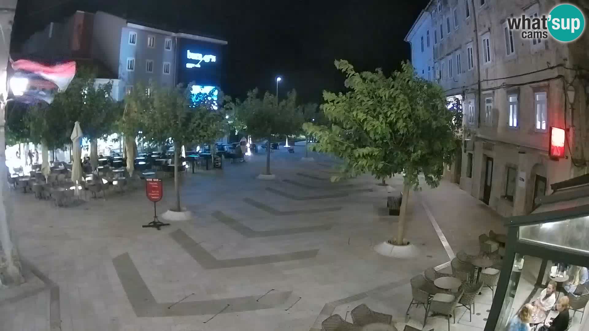 Center of Senj city – Pavlin square – Live Cam Dalmatia