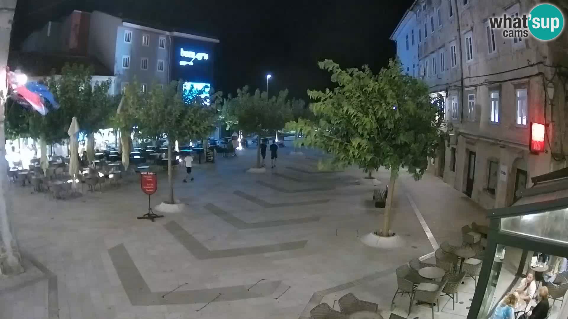Center of Senj city – Pavlin square – Live Cam Dalmatia