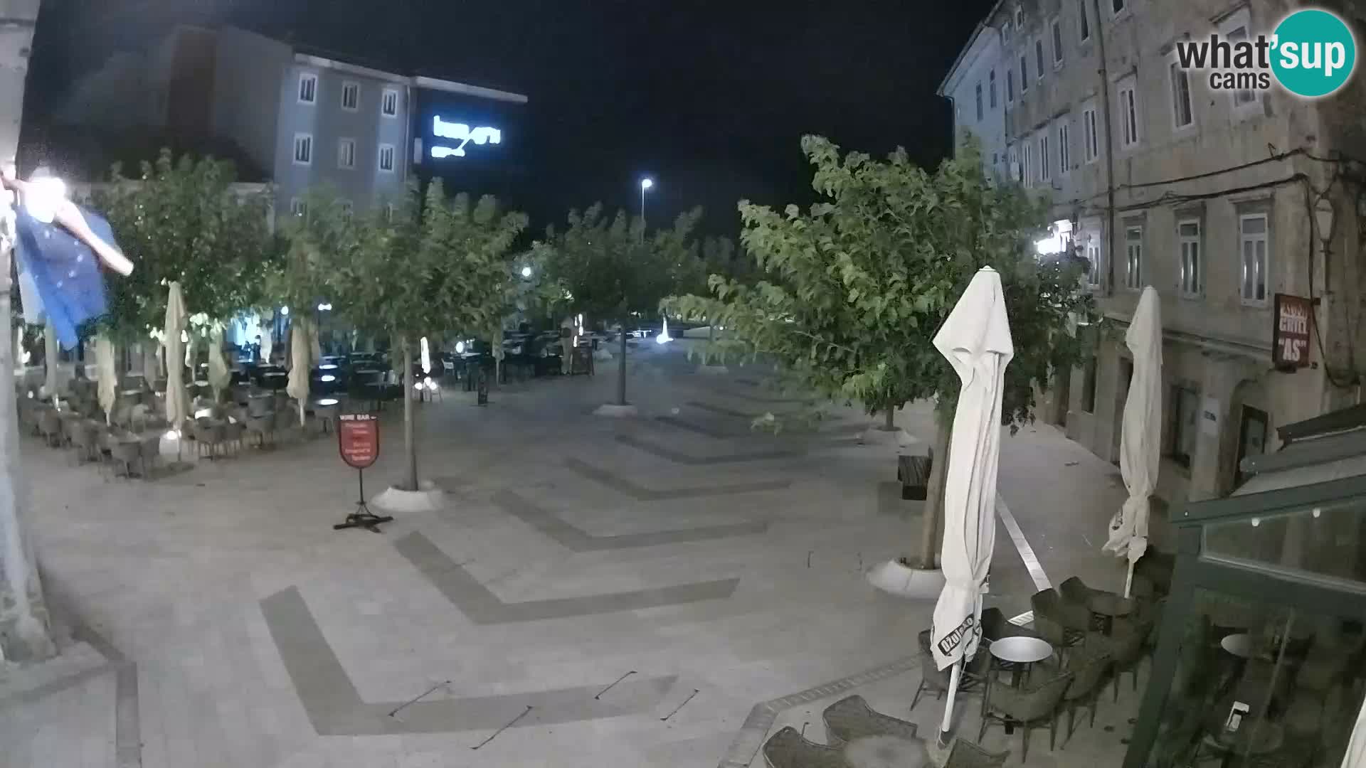 Zentrum der Stadt Senj – Pavlin platz – Live Cam Dalmatia