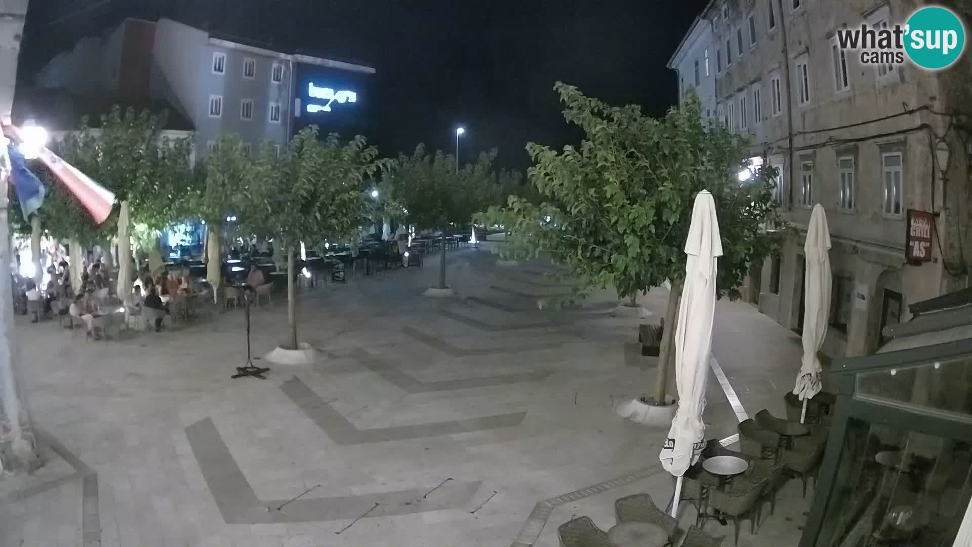 Center of Senj city – Pavlin square – Live Cam Dalmatia