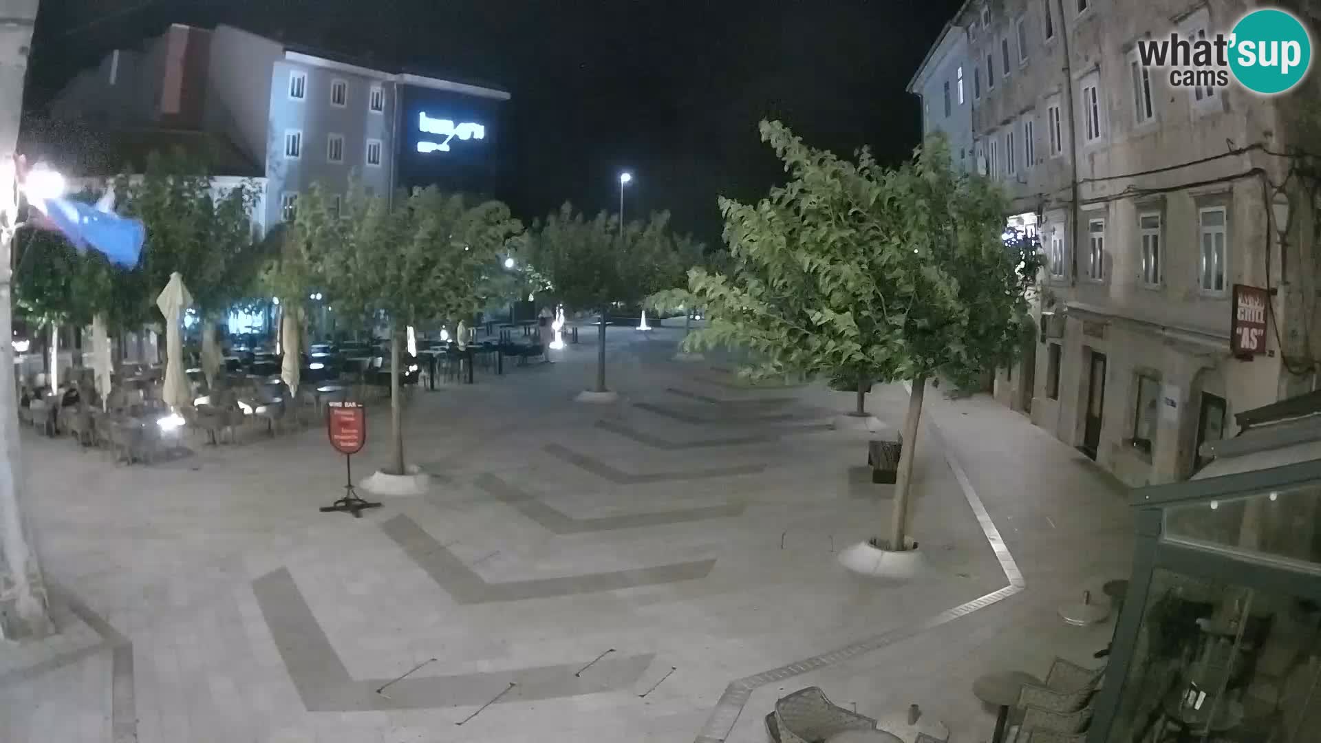 Center of Senj city – Pavlin square – Live Cam Dalmatia