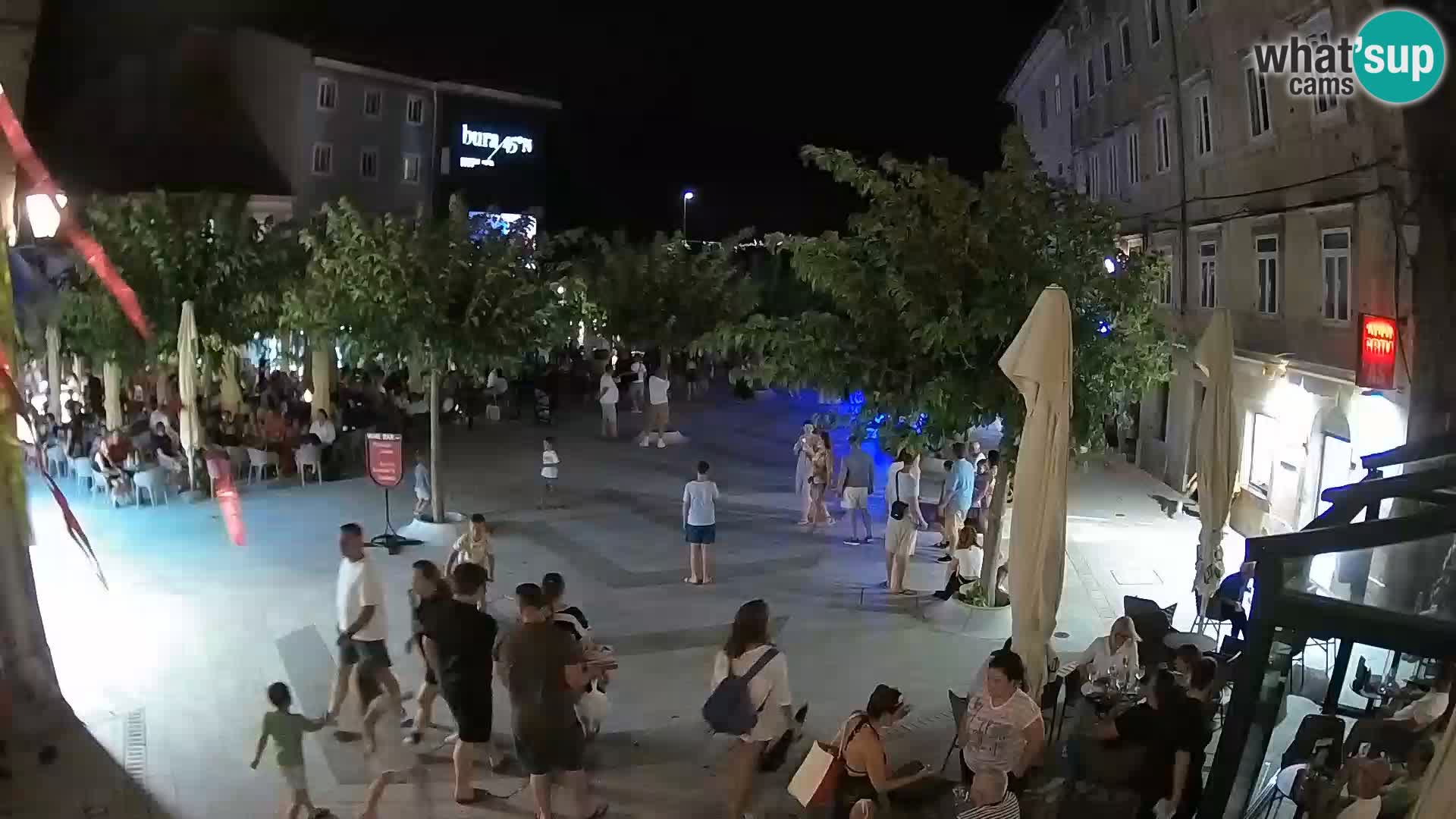 Center mesta Senj – Pavlinski trg – spletne kamere Dalmacija