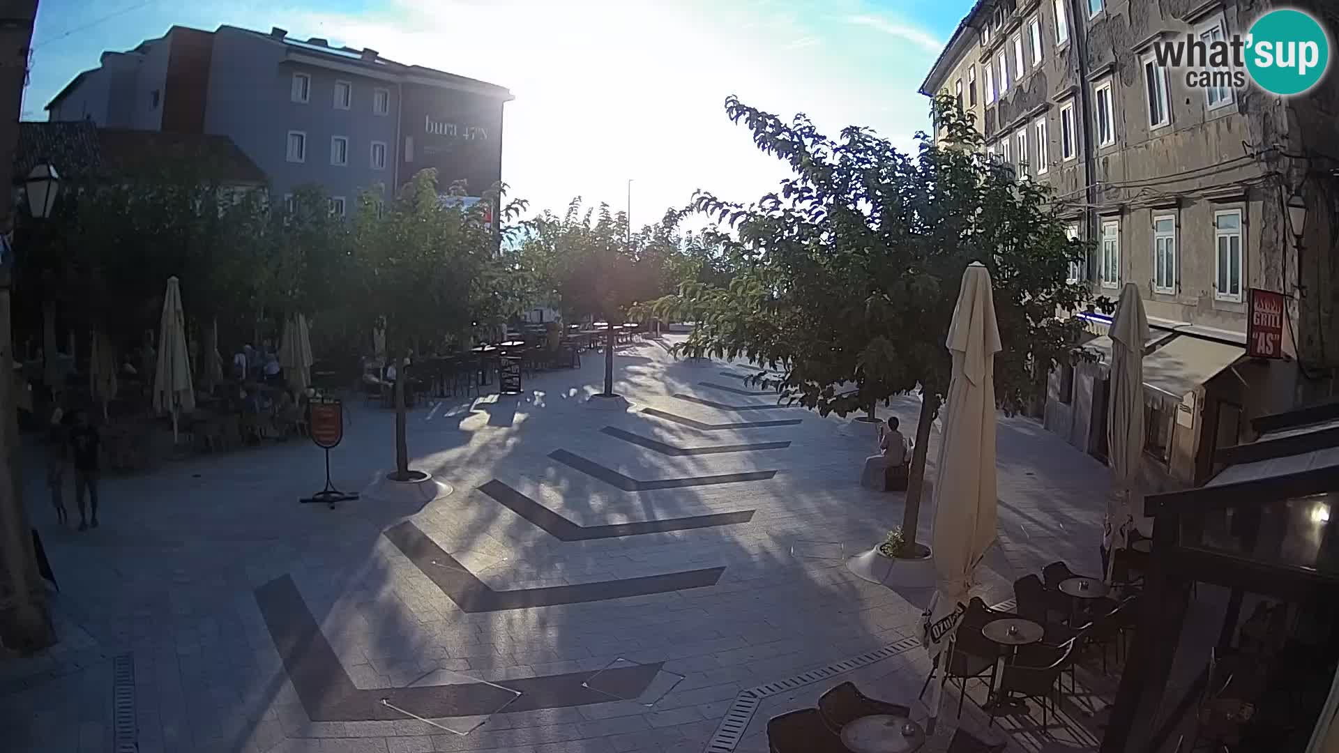 Center of Senj city – Pavlin square – Live Cam Dalmatia