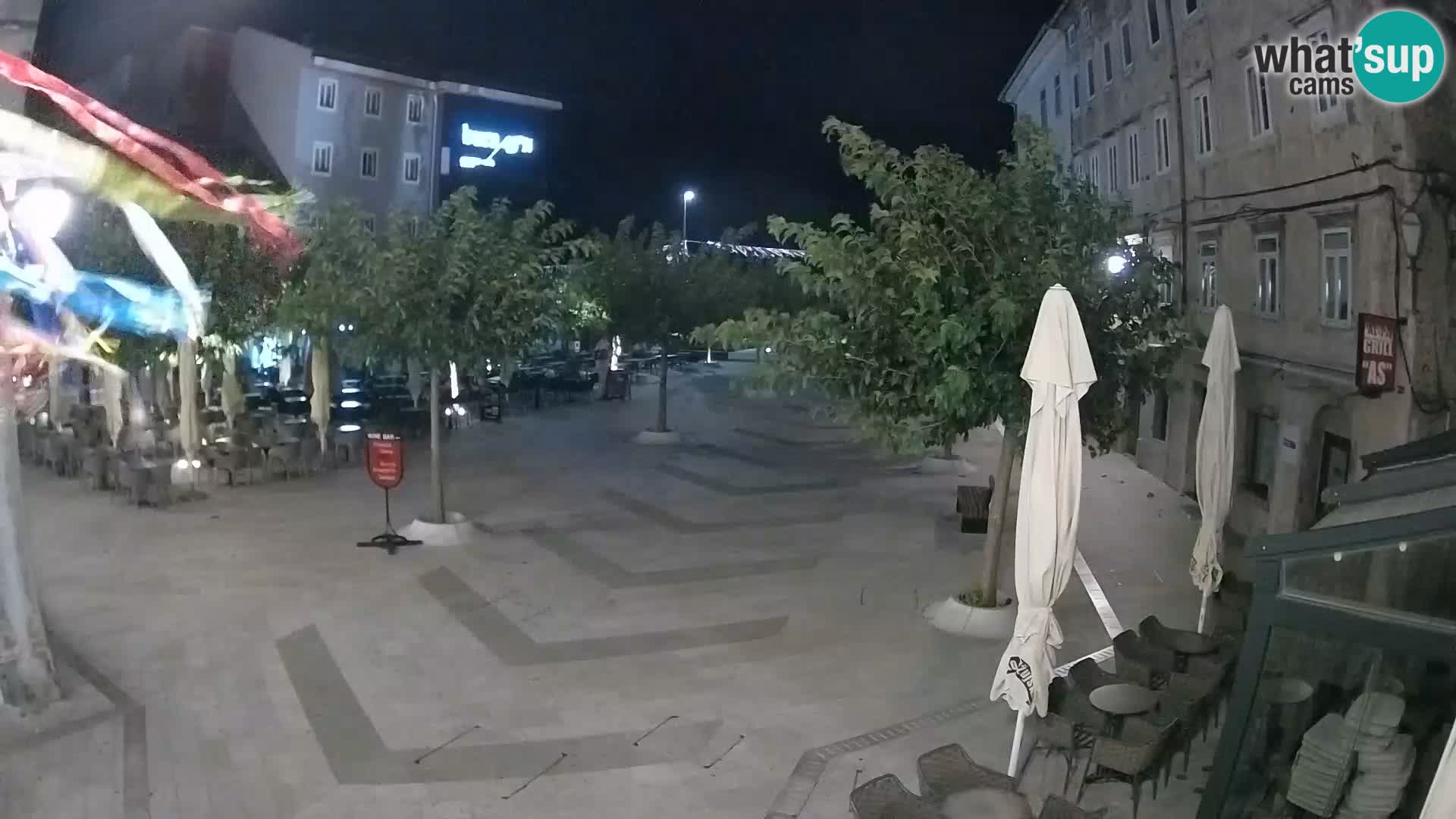 Center of Senj city – Pavlin square – Live Cam Dalmatia