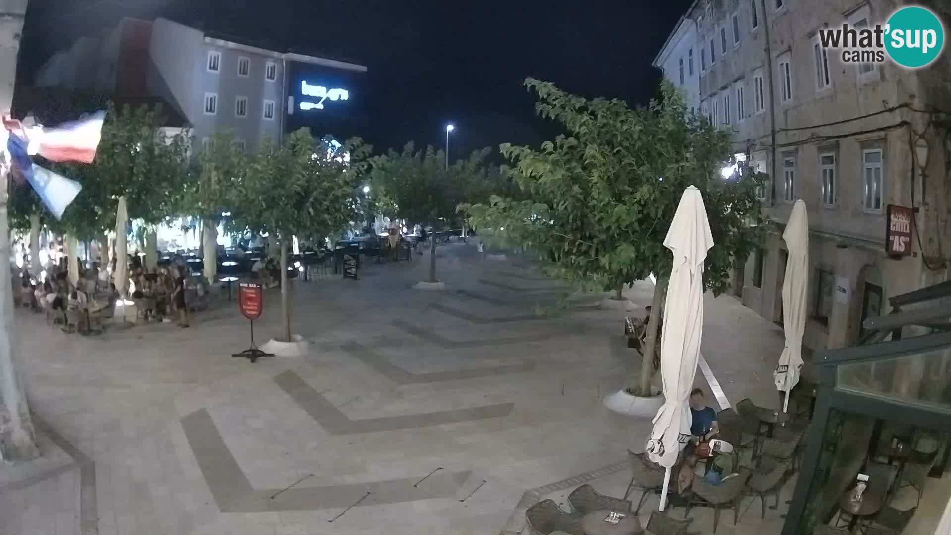 Center of Senj city – Pavlin square – Live Cam Dalmatia