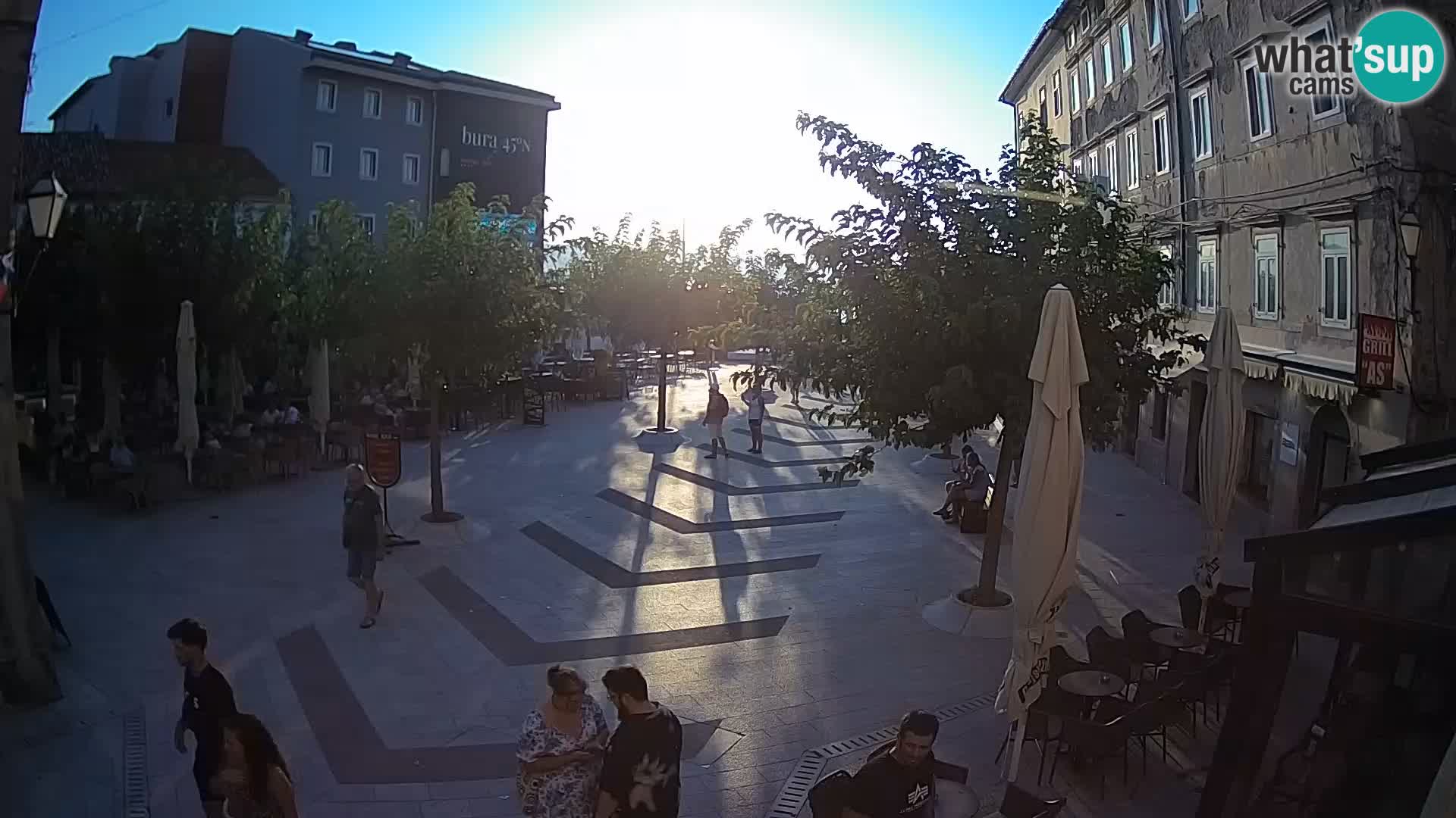 Centre de la ville de Senj – Place Pavlin – Live Cam Dalmatie