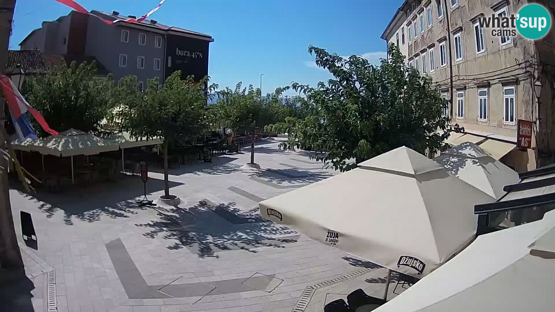Center of Senj city – Pavlin square – Live Cam Dalmatia