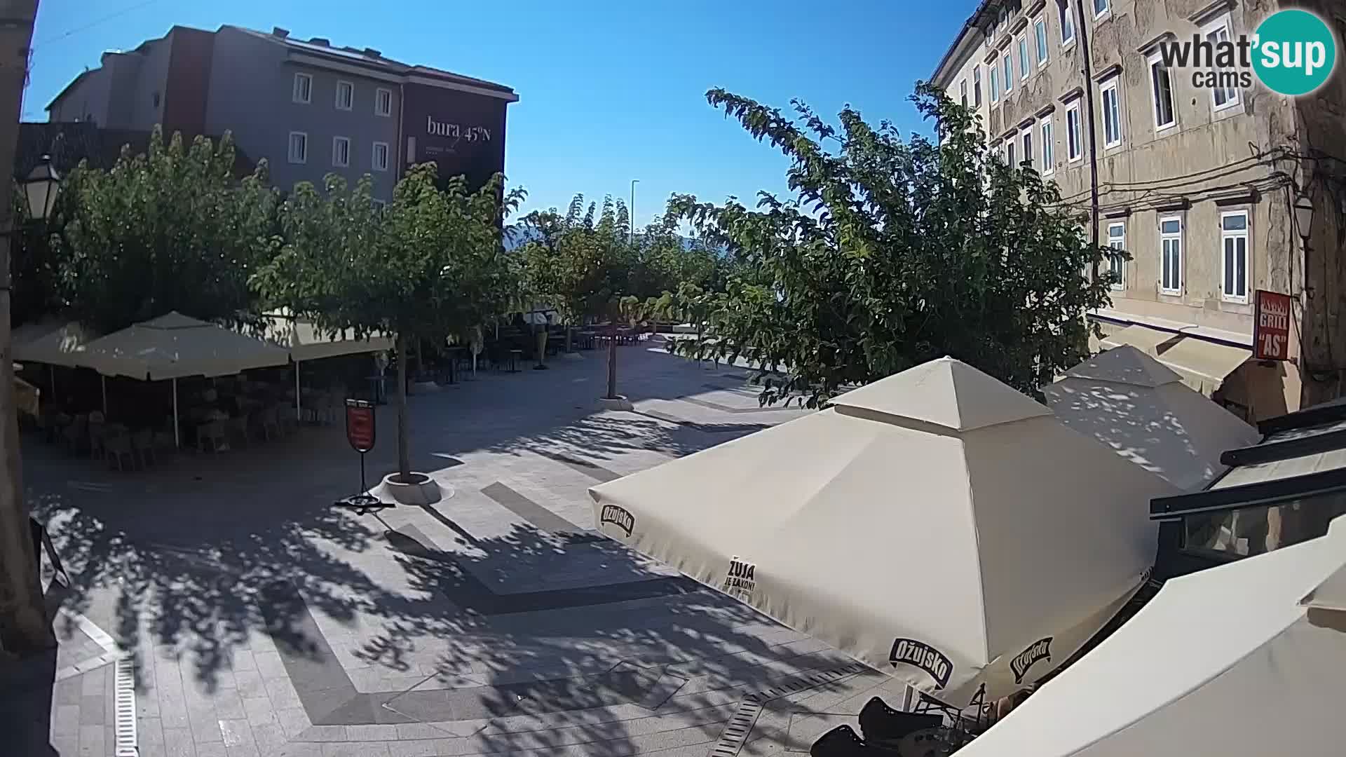 Center of Senj city – Pavlin square – Live Cam Dalmatia