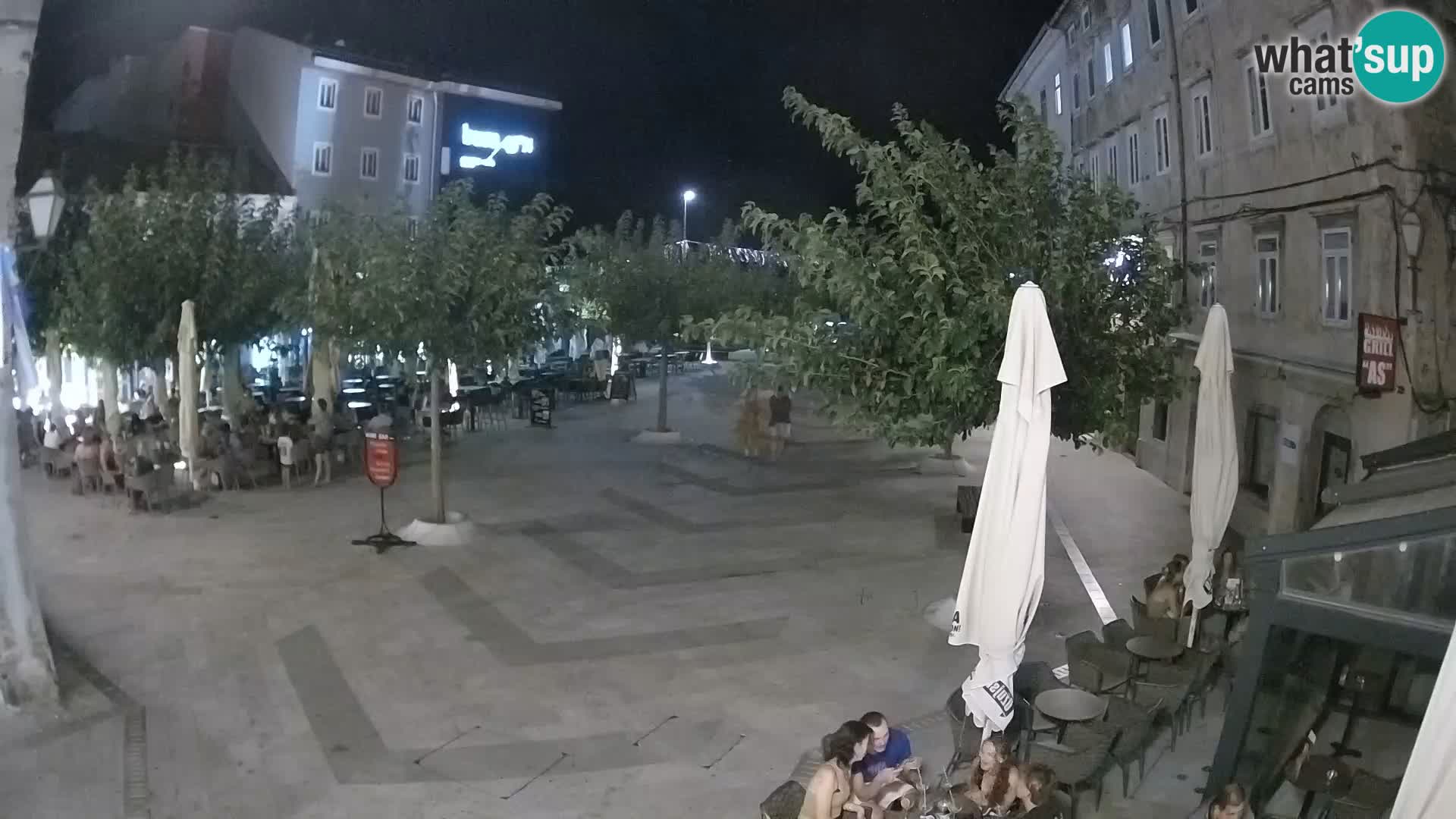Center of Senj city – Pavlin square – Live Cam Dalmatia