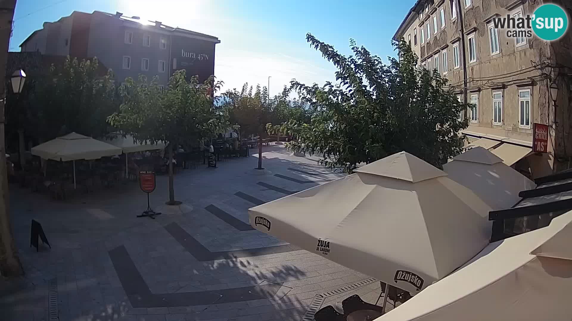 Center of Senj city – Pavlin square – Live Cam Dalmatia