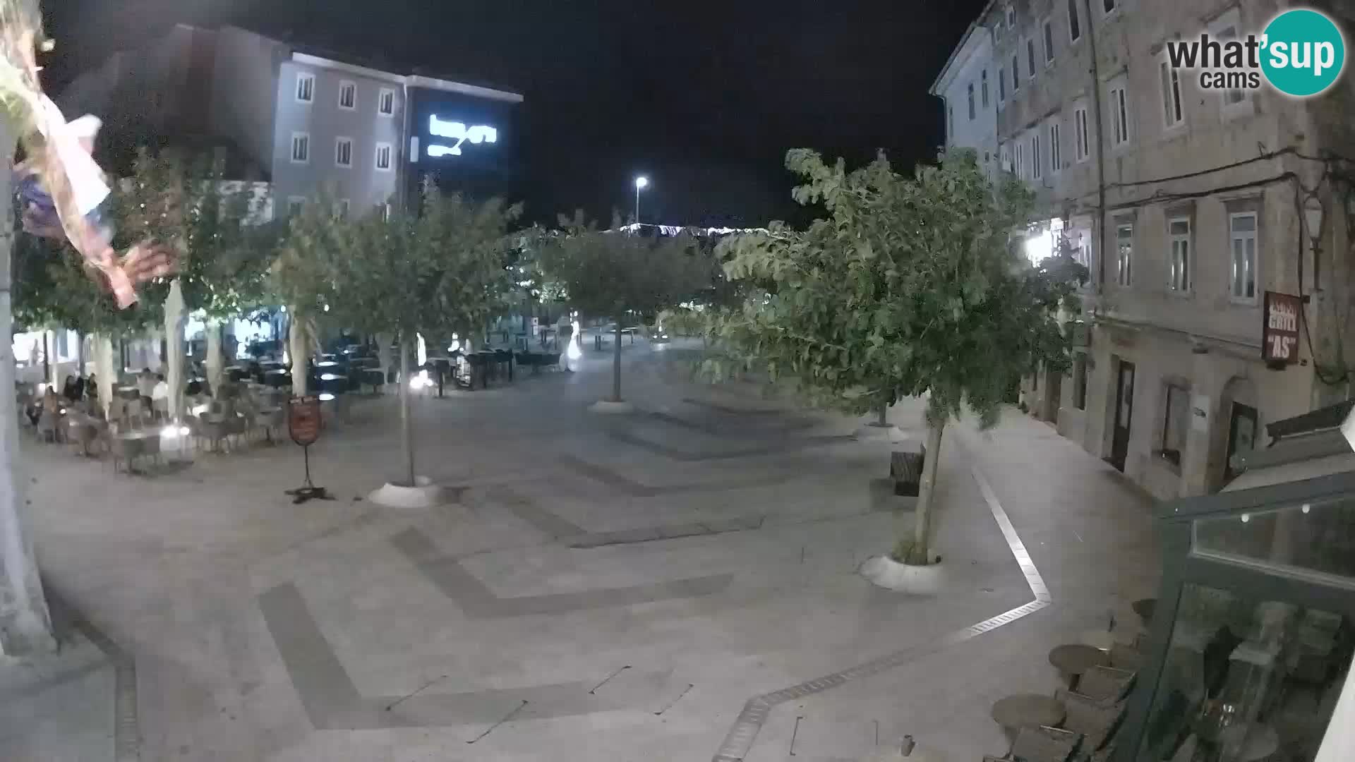 Center of Senj city – Pavlin square – Live Cam Dalmatia