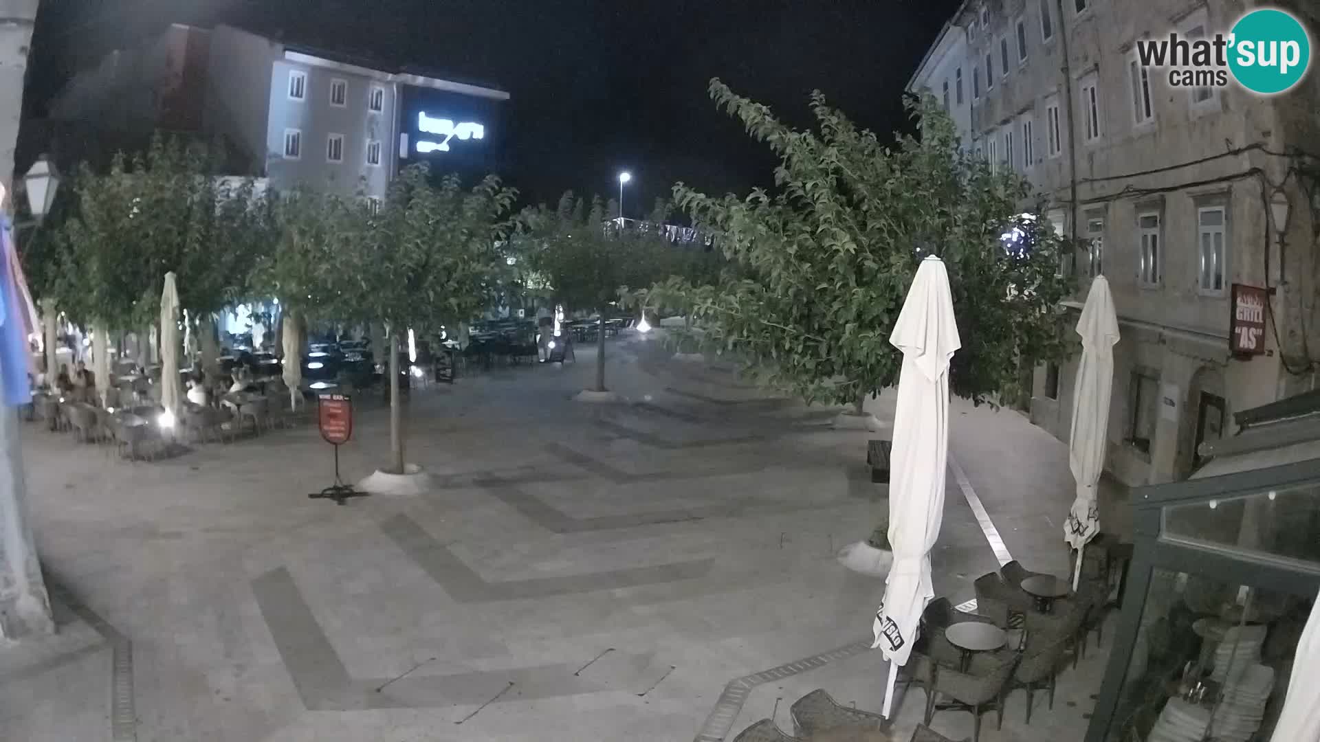 Center of Senj city – Pavlin square – Live Cam Dalmatia