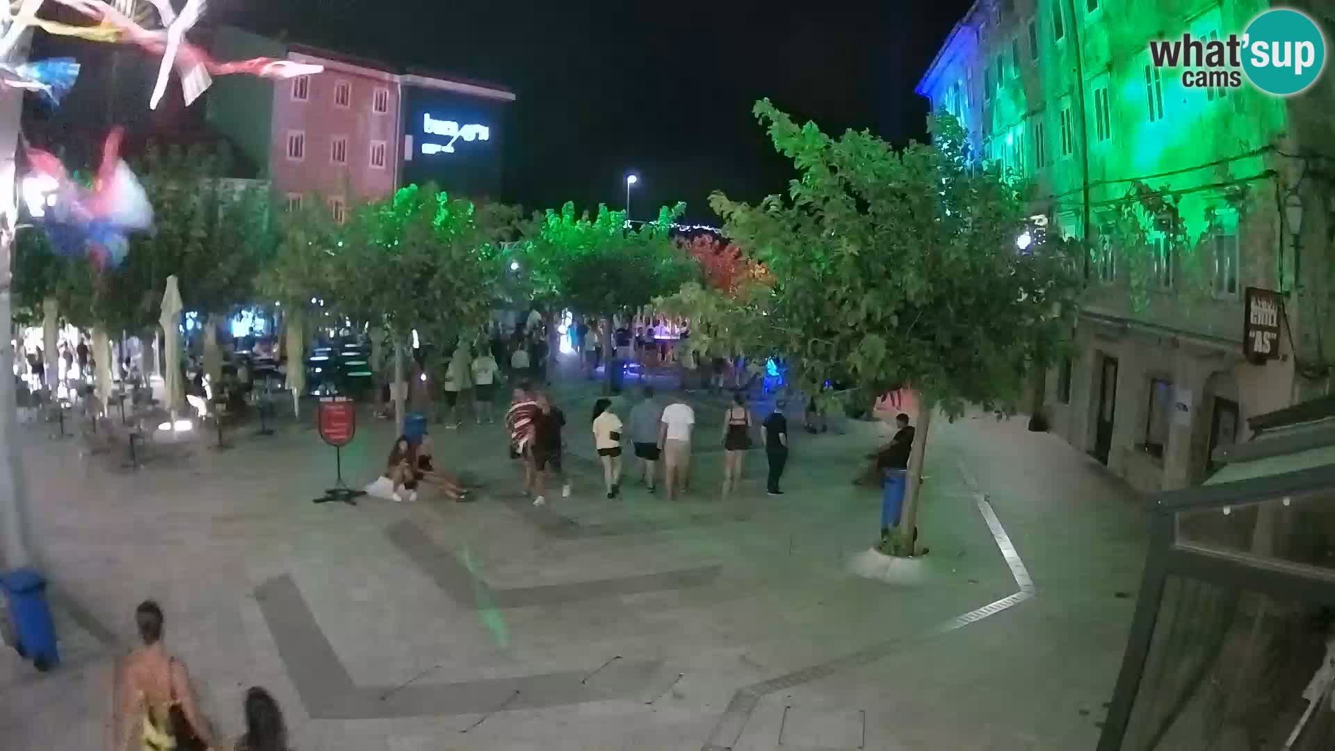 Centre de la ville de Senj – Place Pavlin – Live Cam Dalmatie