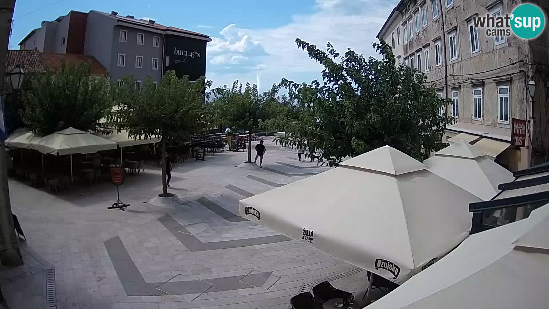 Center of Senj city – Pavlin square – Live Cam Dalmatia
