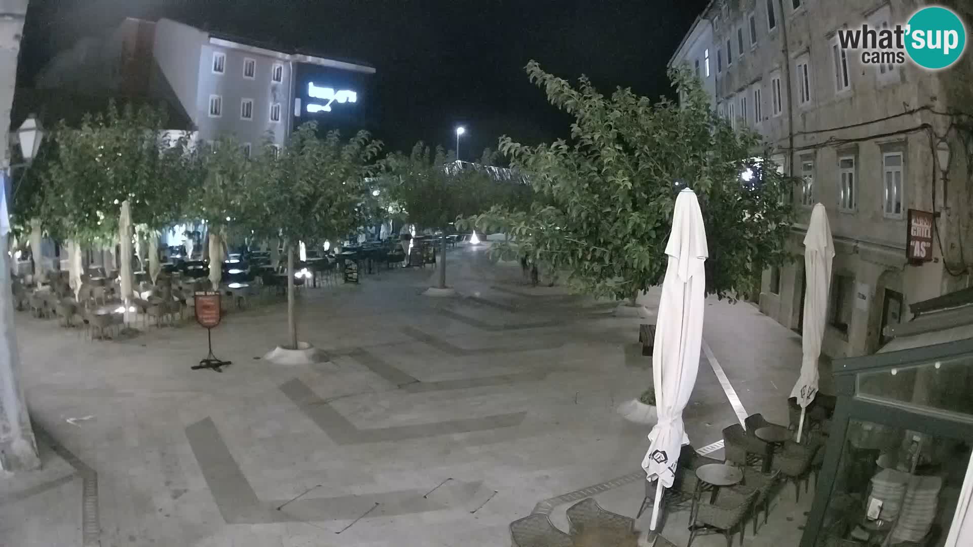 Center of Senj city – Pavlin square – Live Cam Dalmatia