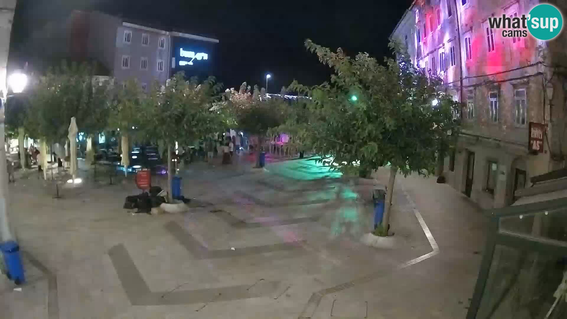 Center of Senj city – Pavlin square – Live Cam Dalmatia